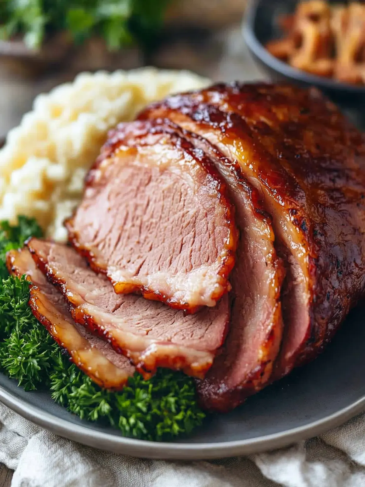 Mouthwatering Crock Pot Ham with Sweet Honey Glaze 4 Crock Pot Ham