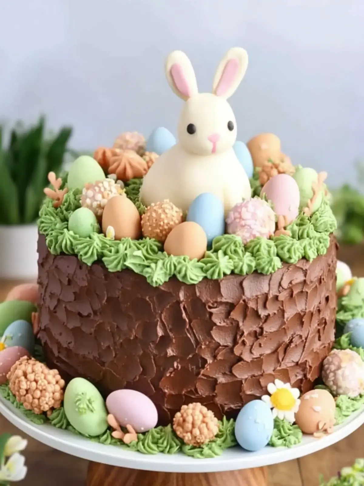Decadent Chocolate Easter Bunny Cake to Delight Your Guests 3 Chocolate Easter Bunny Cake