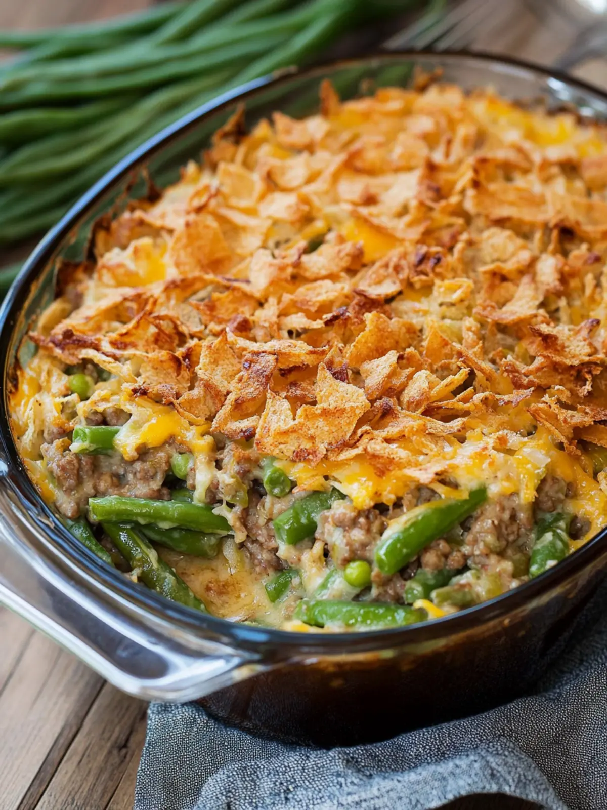 Savory Hamburger Green Bean Casserole Your Family Will Love 4 Hamburger Green Bean Casserole