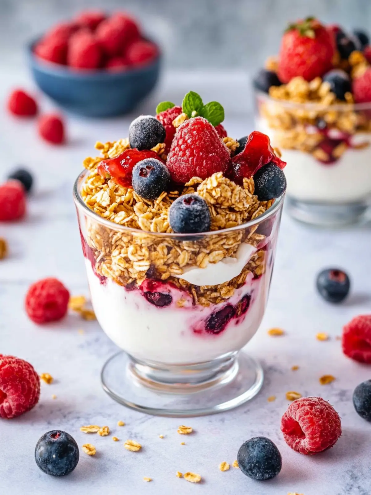 Homemade Yogurt Parfait With Berries for a Fresh Delight 4 Homemade Yogurt Parfait With Berries