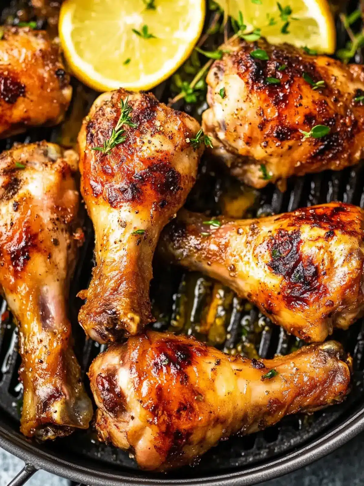 Zesty Air Fryer Chicken Legs with Tequila Lime Marinade 3 Air Fryer Chicken Legs