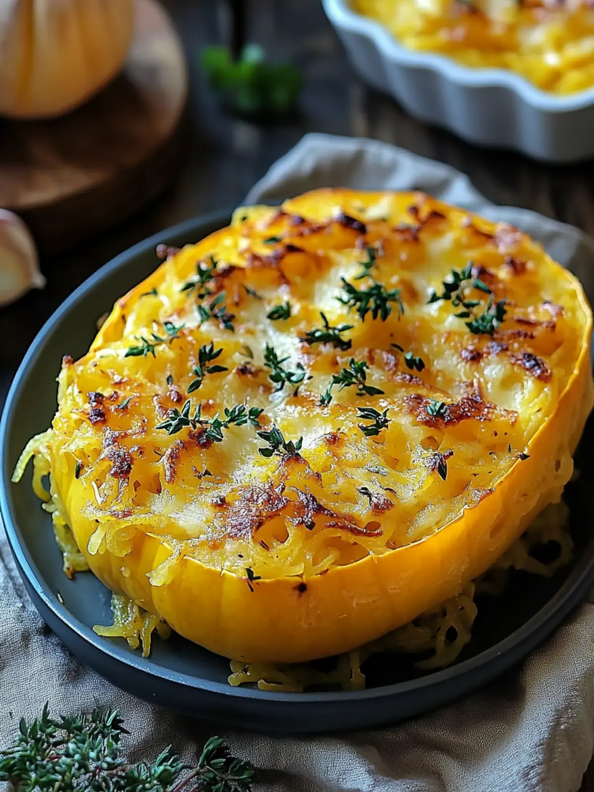 Decadent Spaghetti Squash Au Gratin for Comforting Evenings 2 Spaghetti Squash Au Gratin