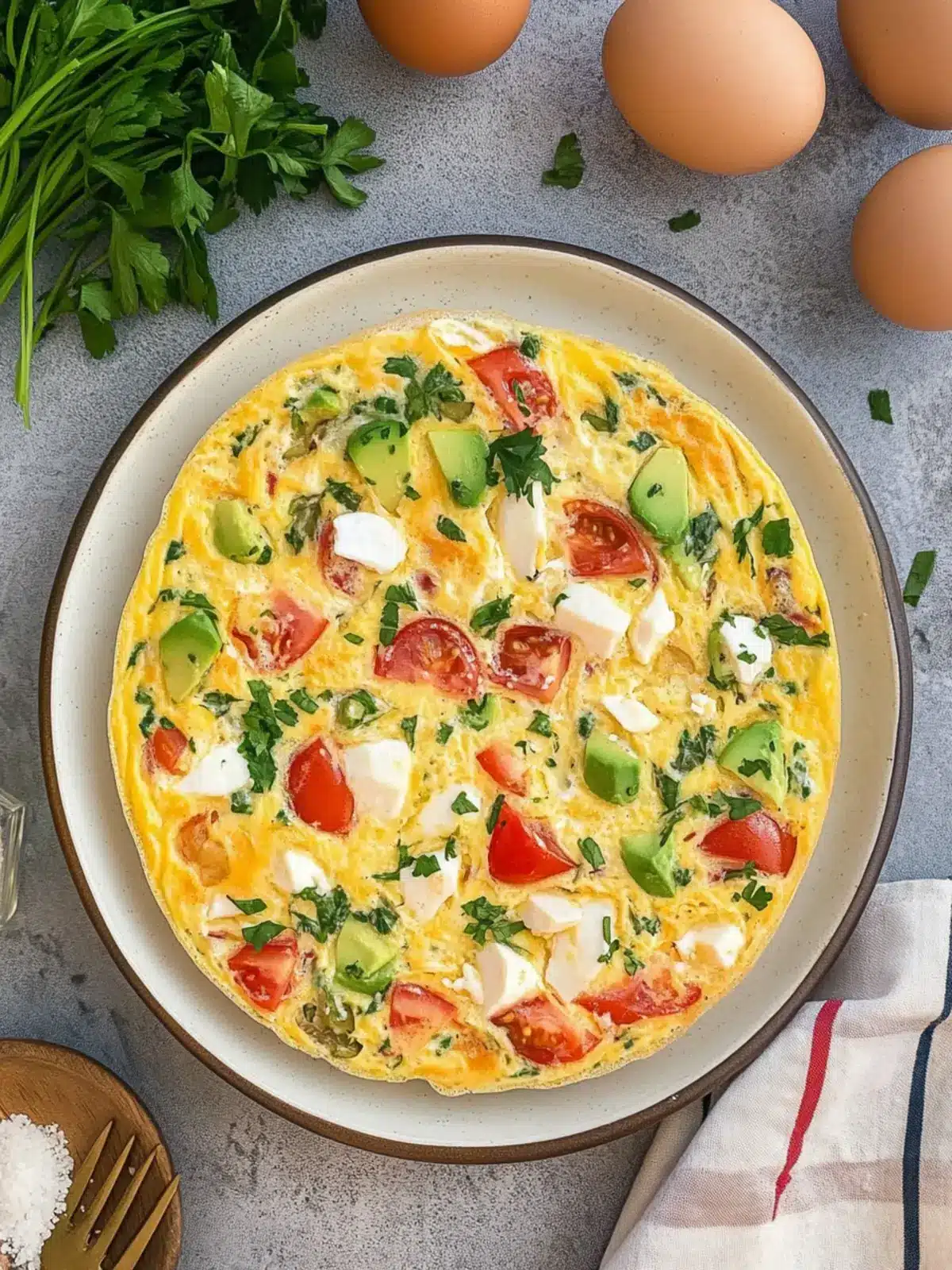 Delicious Egg White Frittata Packed with Fresh Veggies 3 Egg White Frittata