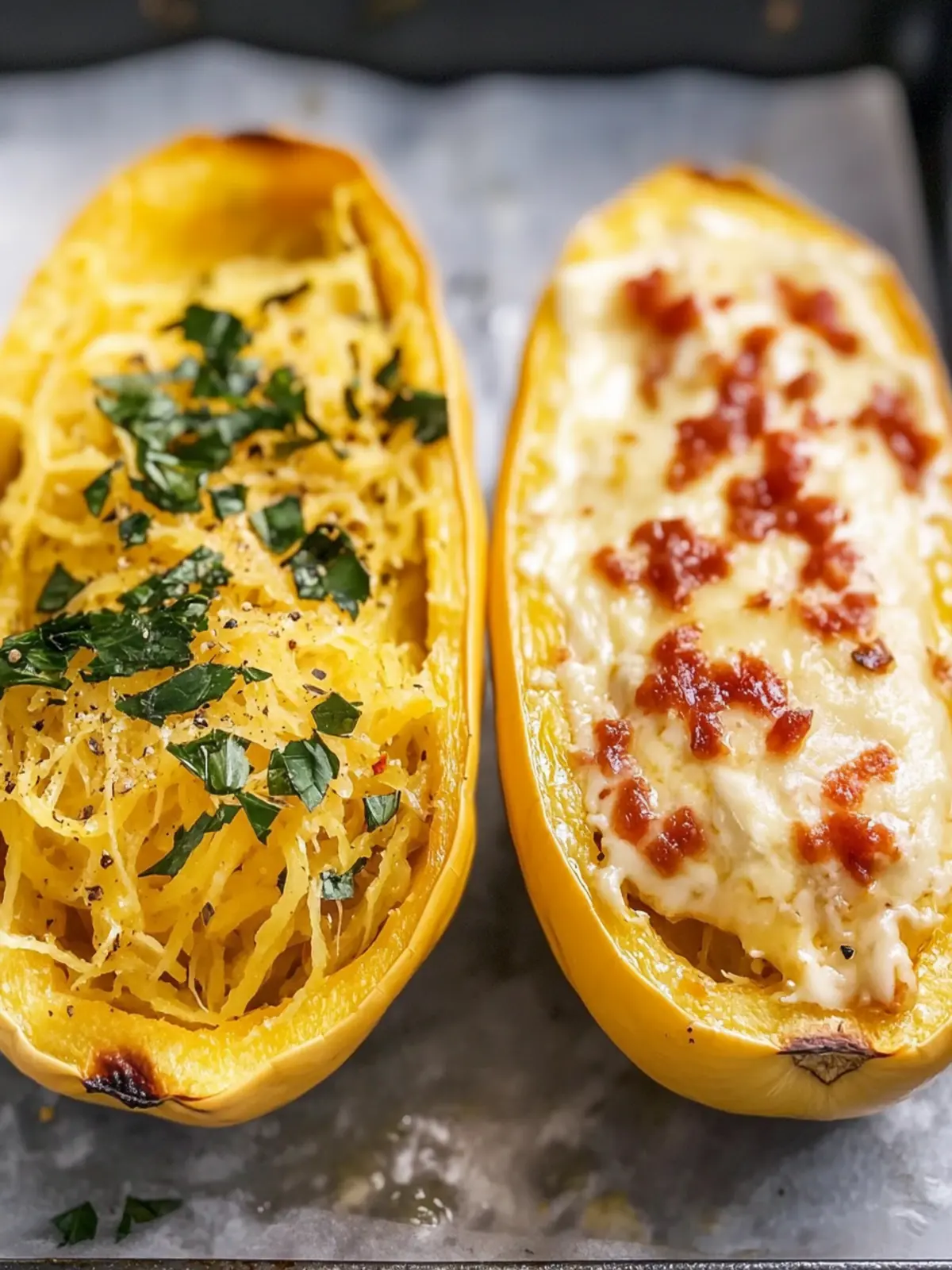 Baked Boursin Spaghetti Squash: A Creamy Savory Delight 4 Baked Boursin Spaghetti Squash