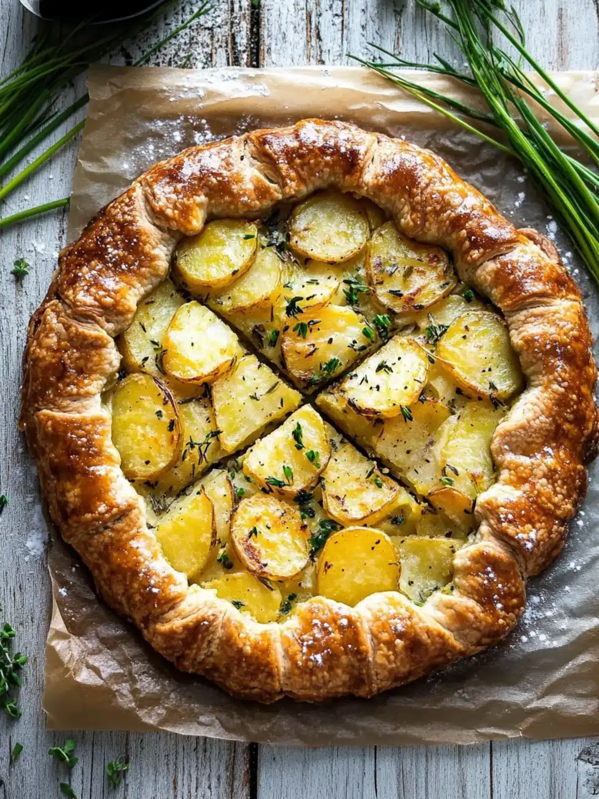 Cheesy Potato Chive Galette: Your New Comfort Food Favorite 3 Cheesy Potato Chive Galette