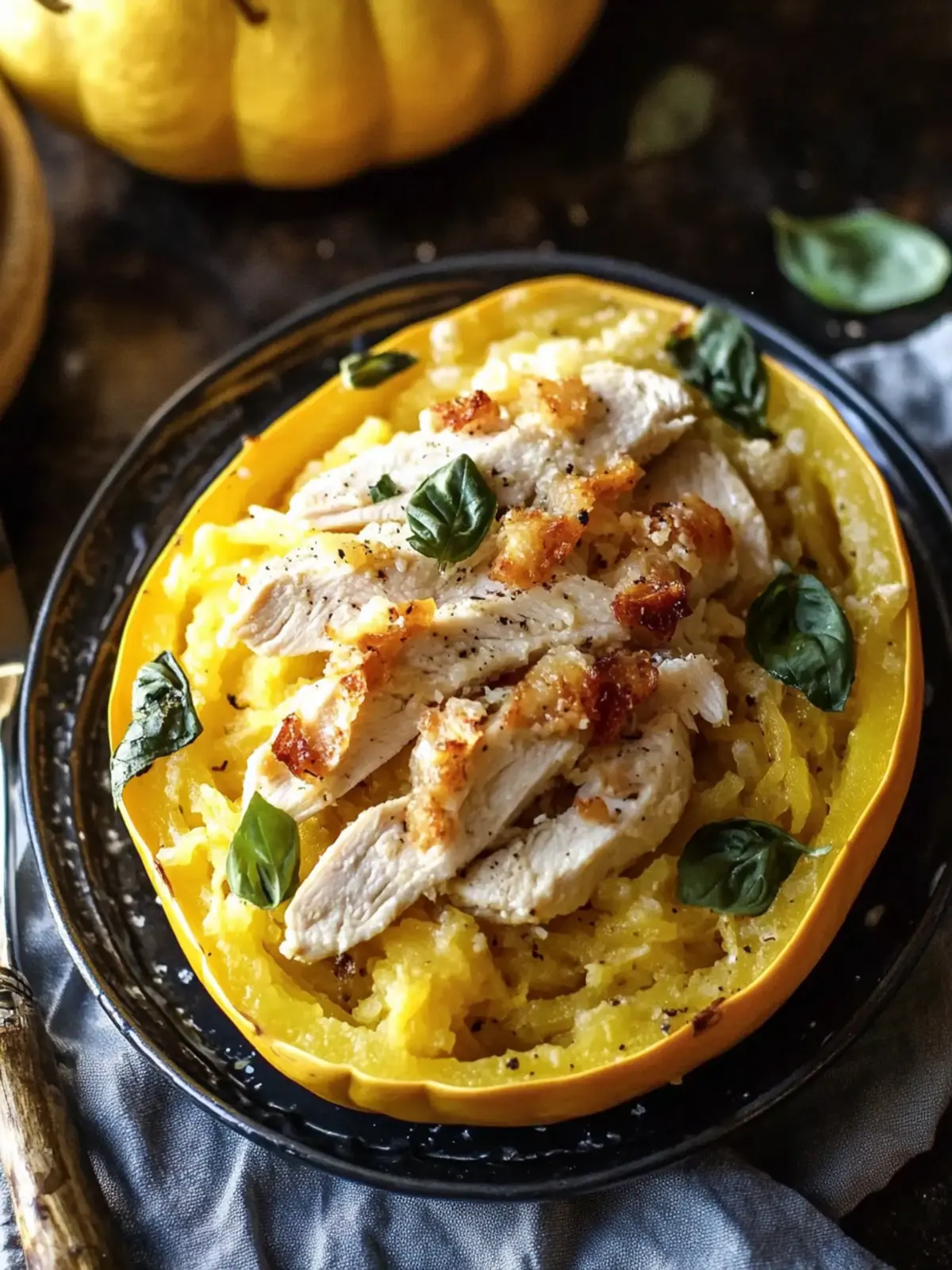 Savor Delicious Chicken Spaghetti Squash in Under 40 Minutes 3 Chicken Spaghetti Squash
