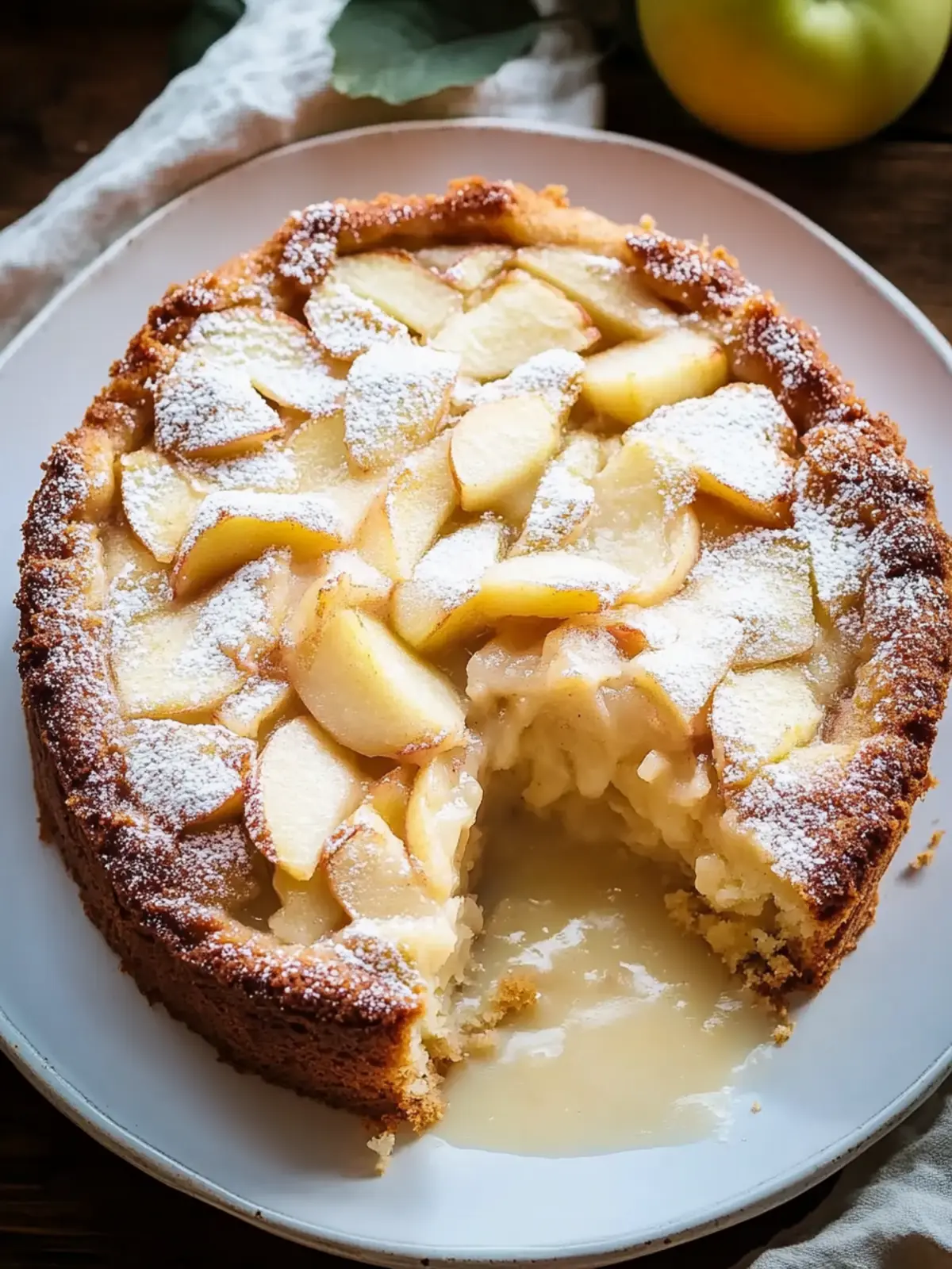 Irresistible Irish Apple Cake with Warm Custard Delight 4 Irish apple cake warm custard