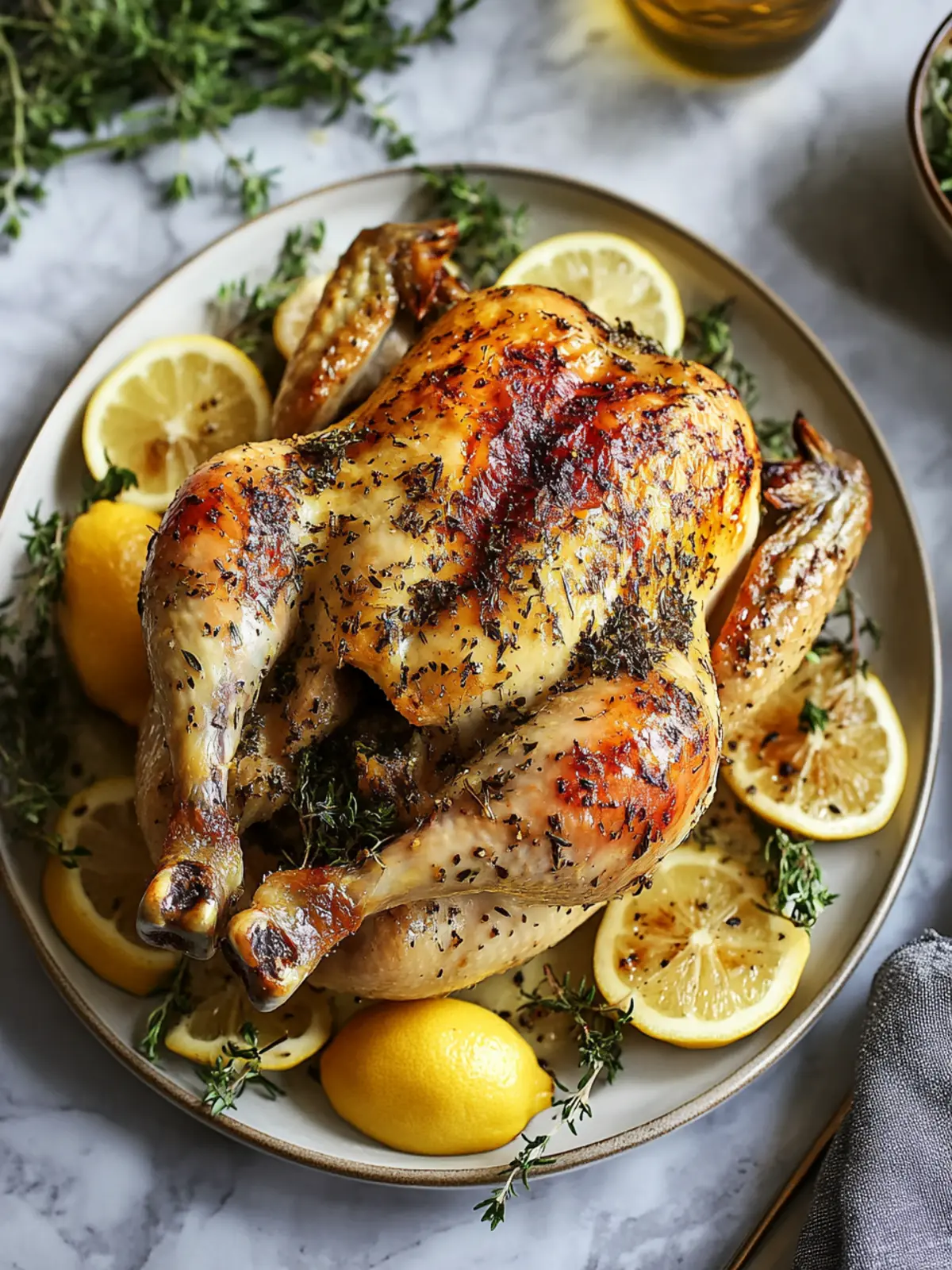 Lemon Herb Roasted Chicken That Will Wow Your Dinner Guests 2 Lemon Herb Roasted Chicken