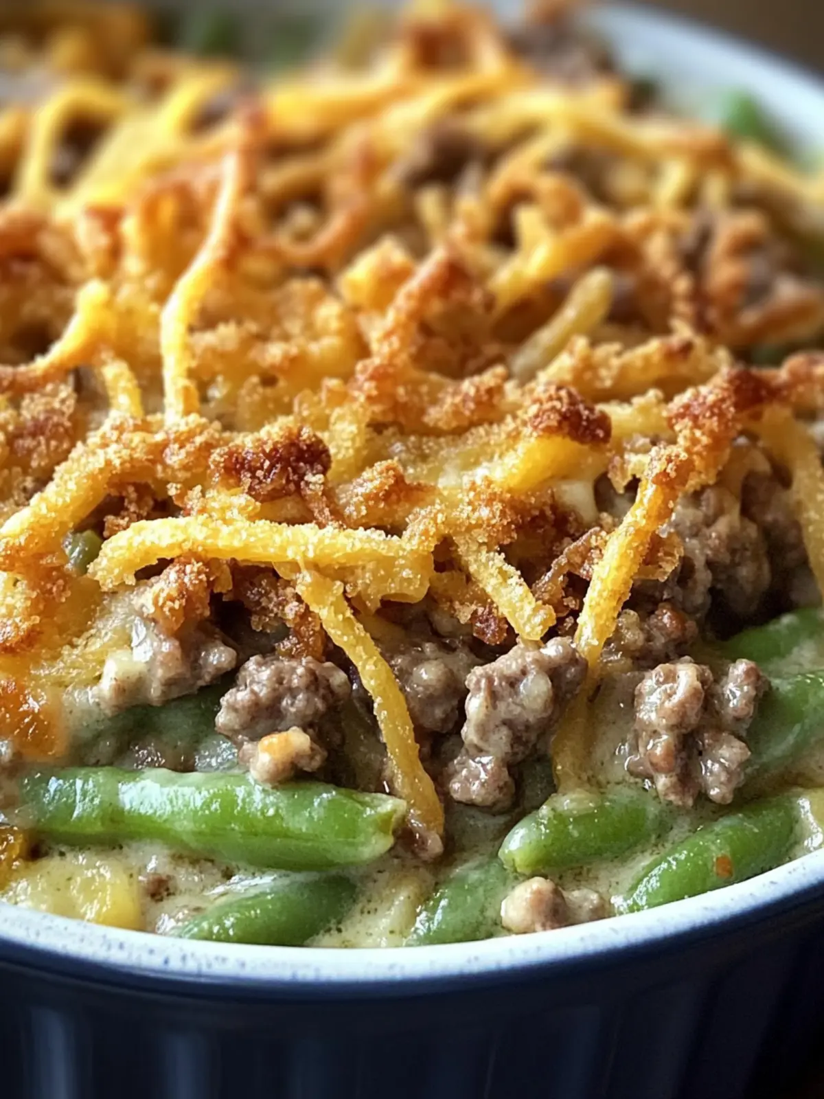 Delicious Hamburger Green Bean Casserole for Cozy Nights 5 Hamburger Green Bean Casserole
