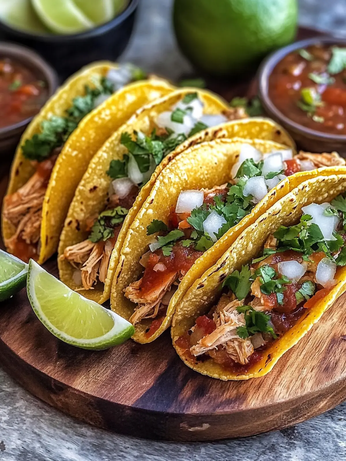 Crockpot Chicken Tacos: Quick & Flavor-Packed Delight 3 Crockpot Chicken Tacos