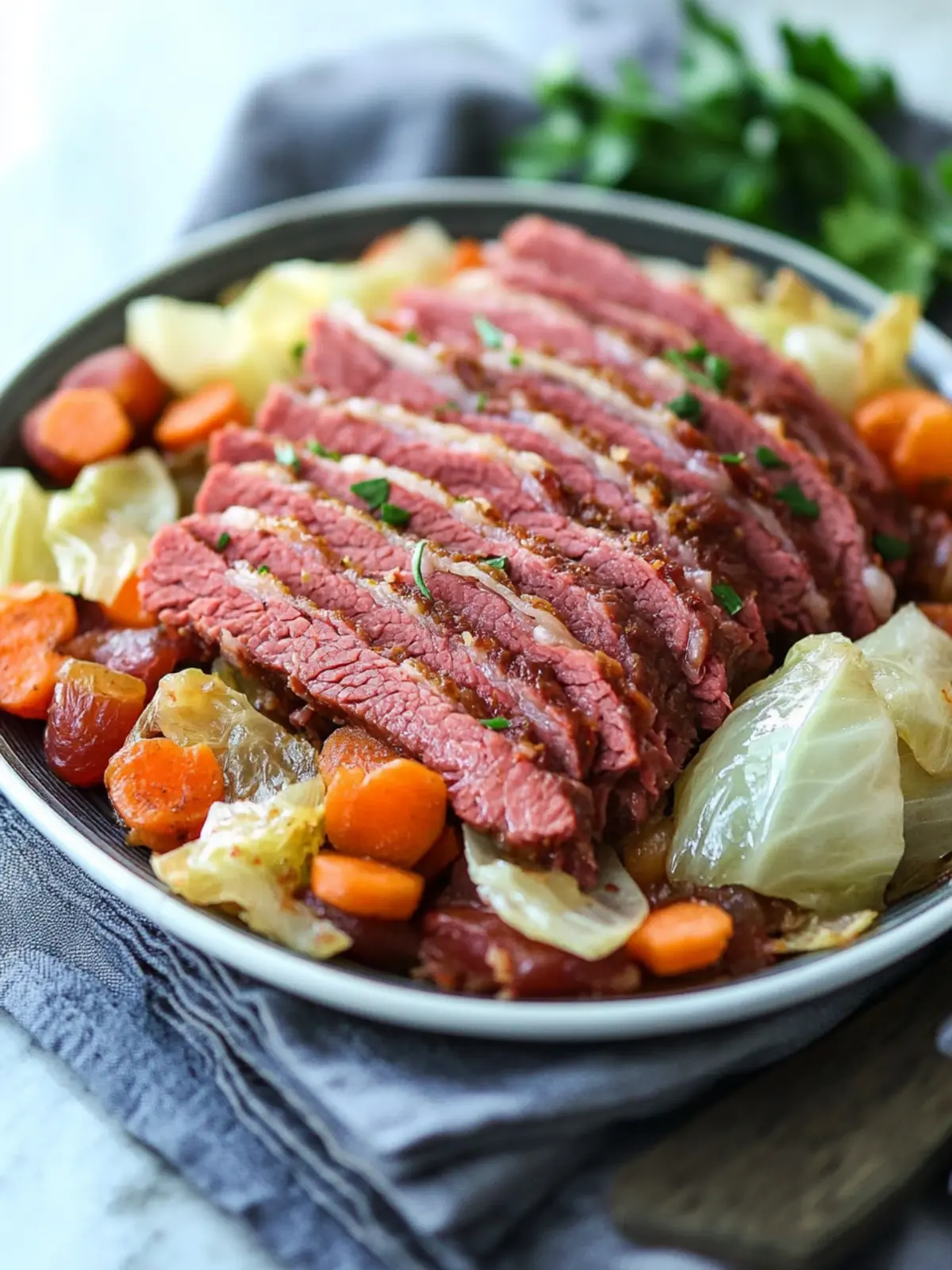 Corned Beef & Cabbage: A Cozy Comfort Food Delight 3 Corned Beef & Cabbage