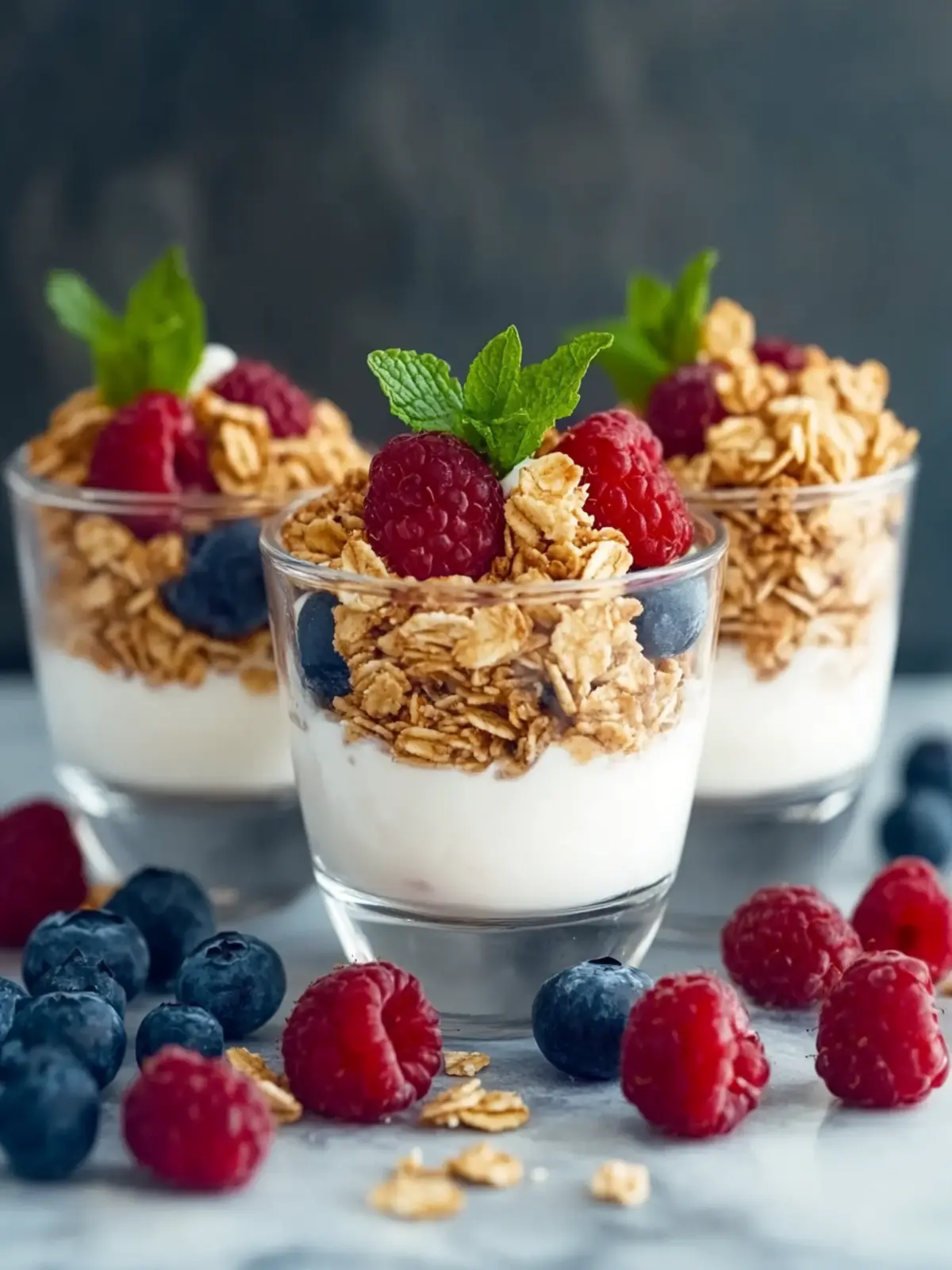 Delicious Yogurt Parfaits with Granola and Berries Bliss 4 Yogurt Parfaits with Granola and Berries