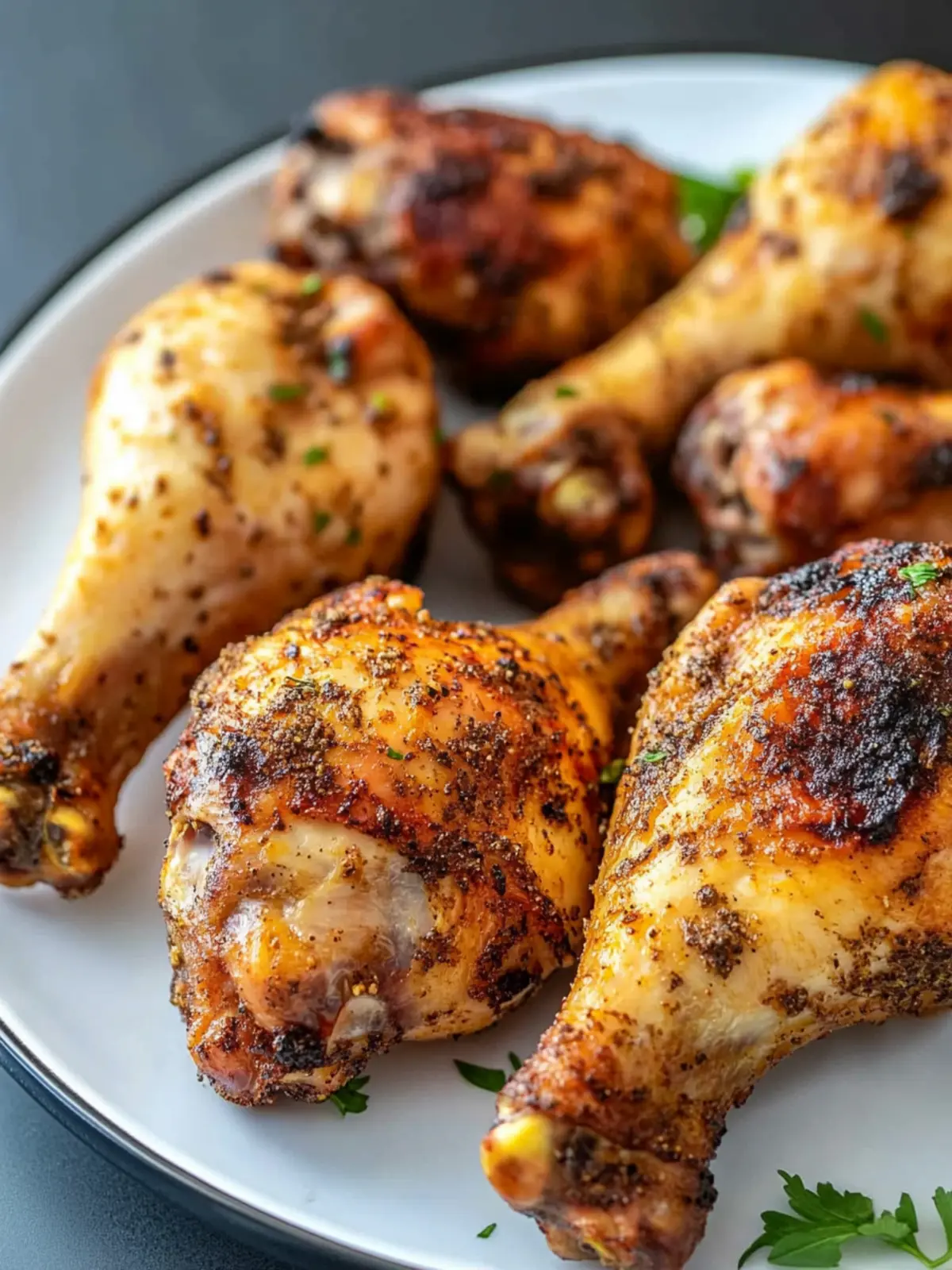 Crispy Cajun Air Fryer Chicken Legs in Just 20 Minutes 3 Air Fryer Chicken Legs