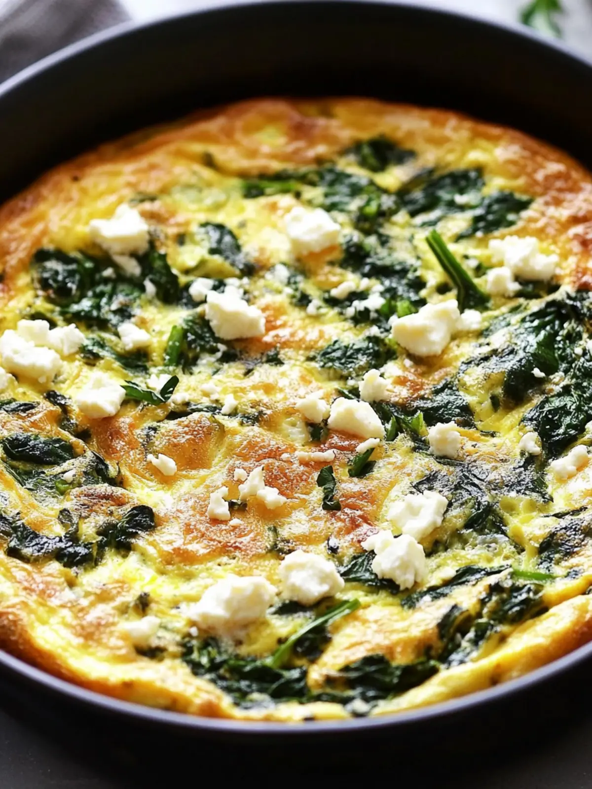Delicious Spinach and Feta Frittata for Easy Weeknight Dinners 5 Spinach and Feta Frittata