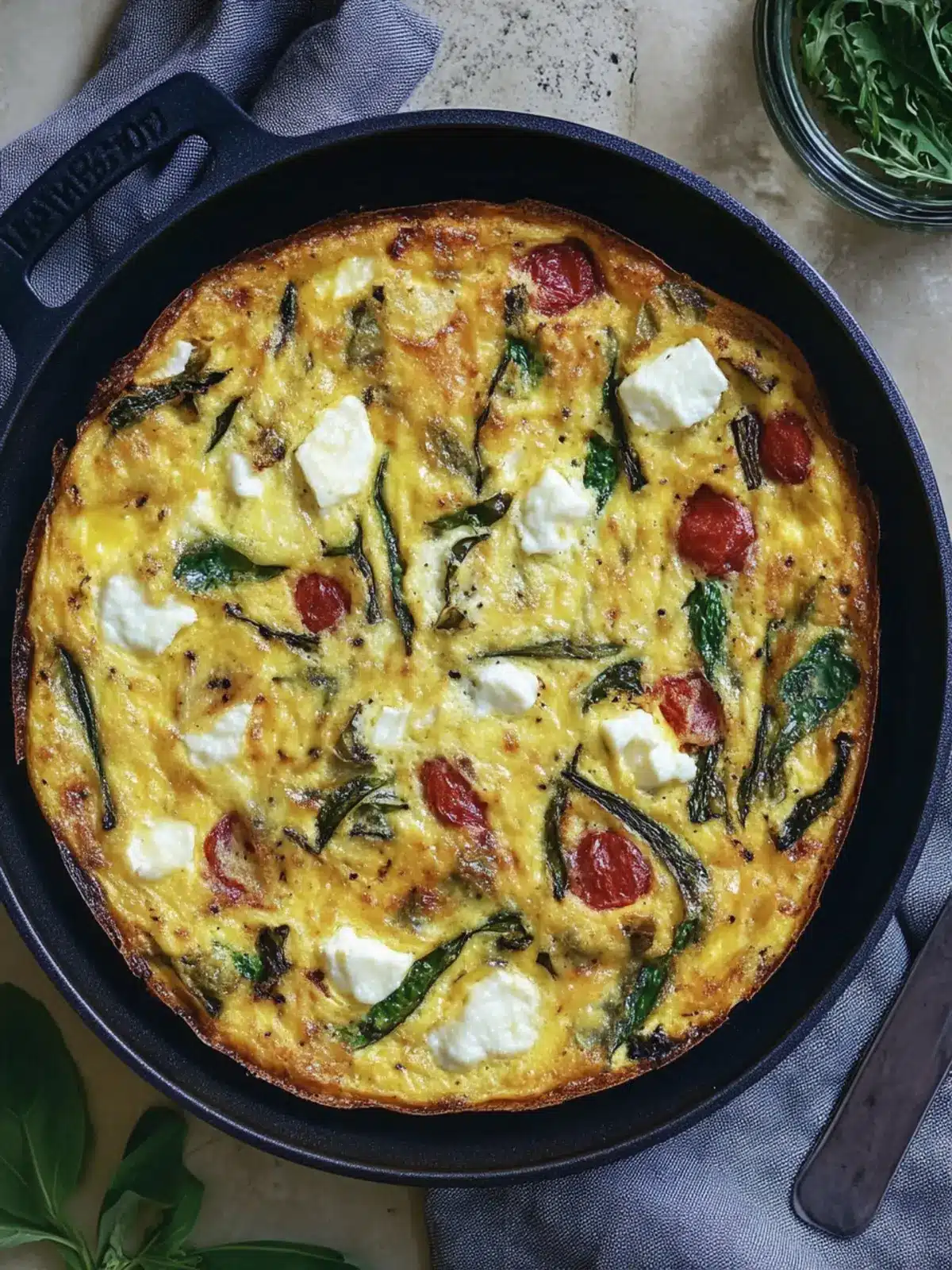 Savory Vegetable Frittata: Quick and Delicious for Weekend Brunch 3 Vegetable Frittata