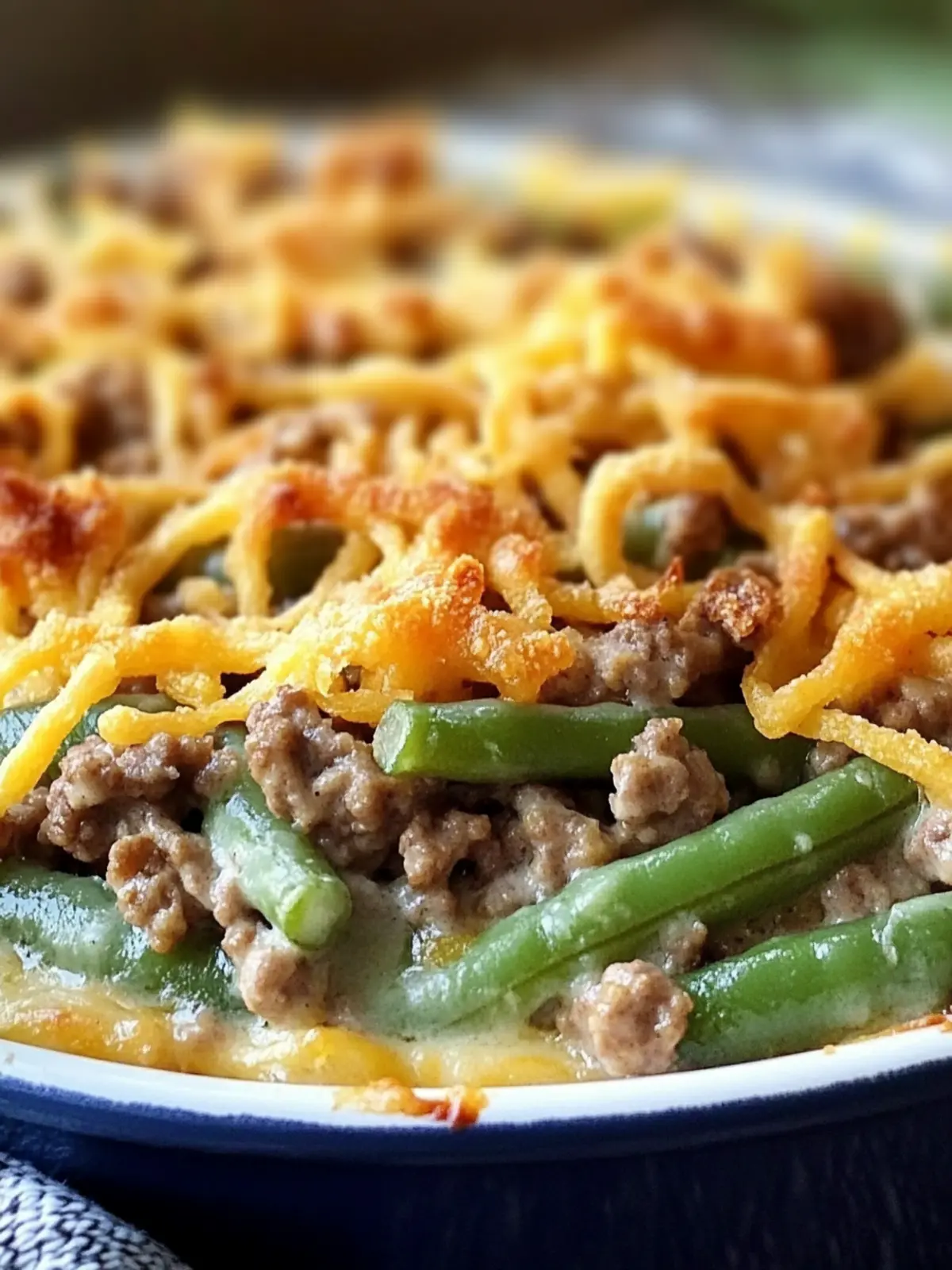 Delicious Hamburger Green Bean Casserole for Cozy Nights 3 Hamburger Green Bean Casserole