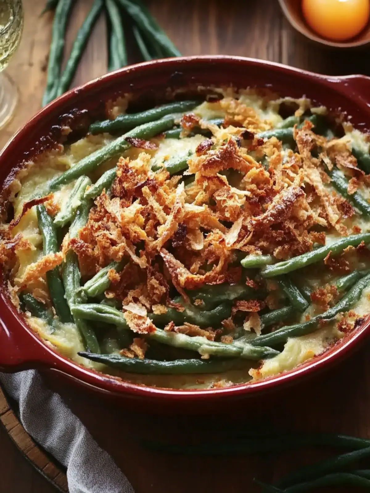 Delicious Green Bean Casserole for Cozy Family Dinners 4 Green Bean Casserole