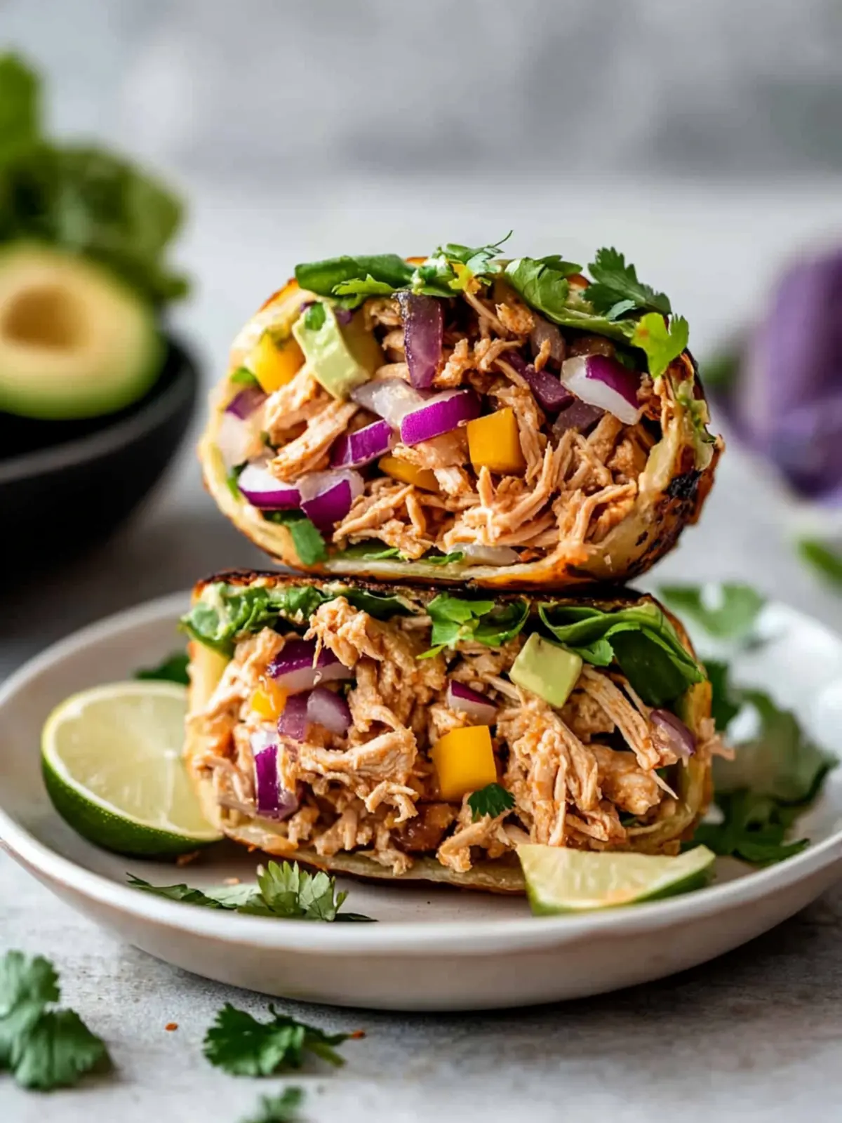 Savory Slow Cooker Shredded Hawaiian Chicken Bliss 3 Slow Cooker Shredded Hawaiian Chicken