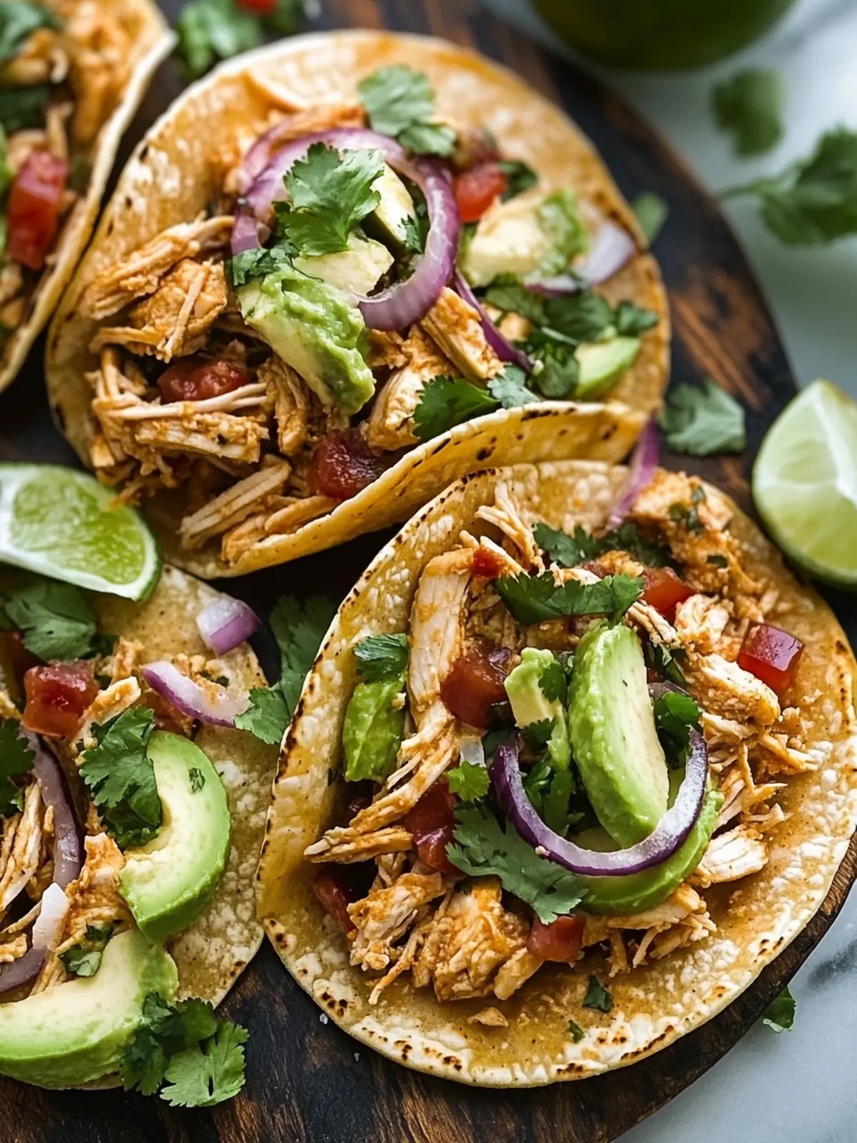 Crockpot Chicken Tacos for Effortless Weeknight Flavor 3 Crockpot Chicken Tacos