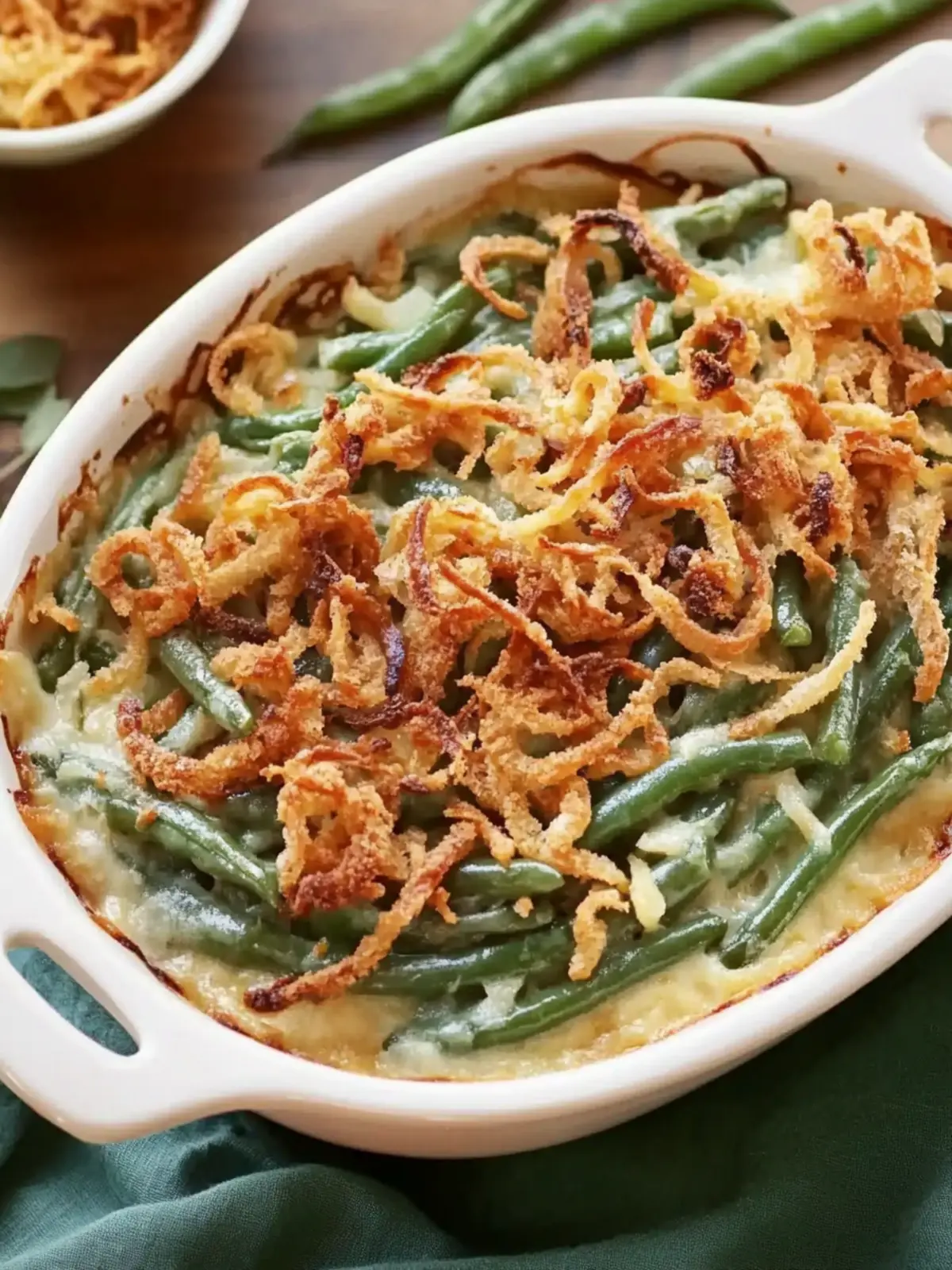 Delicious Green Bean Casserole for Cozy Family Dinners 2 Green Bean Casserole