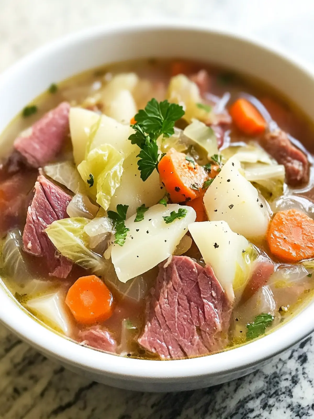 Crockpot Corned Beef and Cabbage Soup for Cozy Nights 2 Crockpot Corned Beef and Cabbage Soup