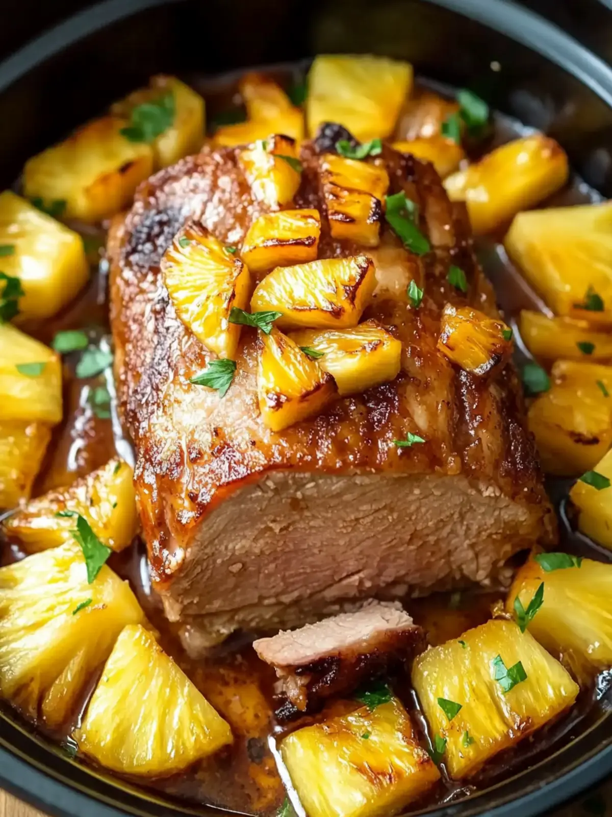 Delicious Slow Cooker Pineapple Pork Loin You’ll Crave! 3 Slow Cooker Pineapple Pork Loin