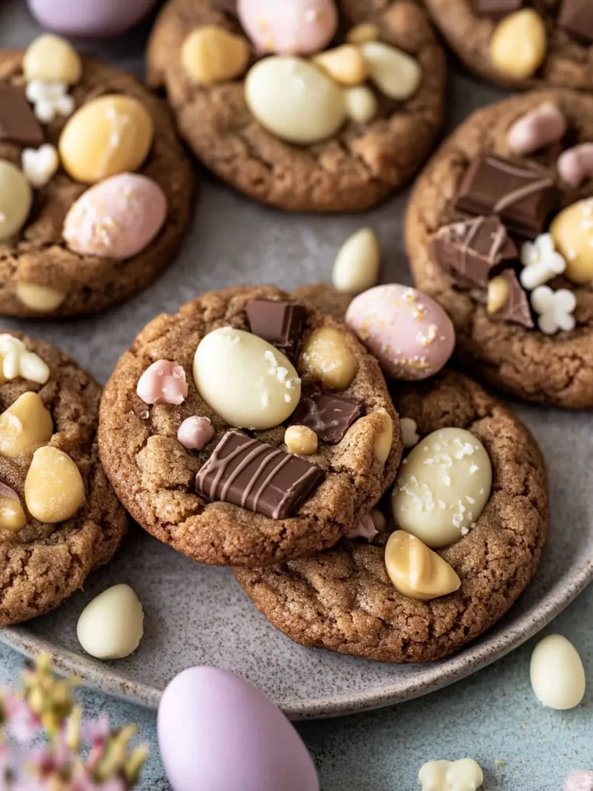 Easter Chocolate Cookies Bursting with Fun Treats 3 Easter Chocolate Cookies