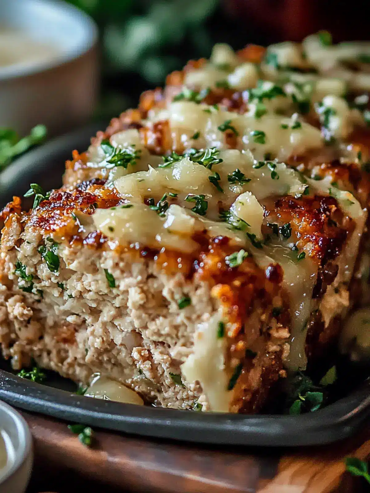 Garlic Parmesan Chicken Meatloaf to Satisfy Your Cravings 3 Garlic Parmesan Chicken Meatloaf