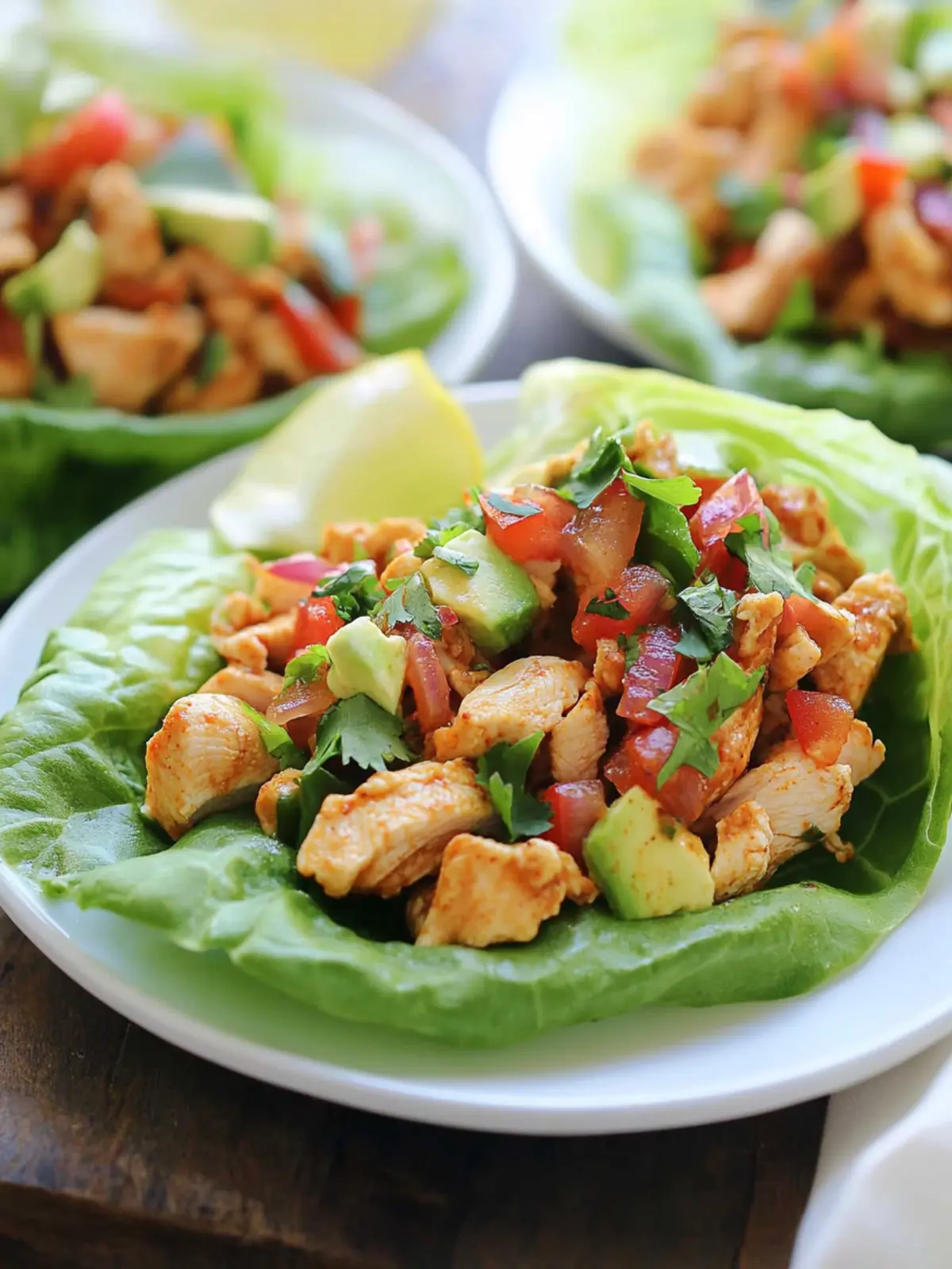 Delicious Chipotle Chicken Lettuce Wraps for a Fresh Feast 3 Chipotle Chicken Lettuce Wraps