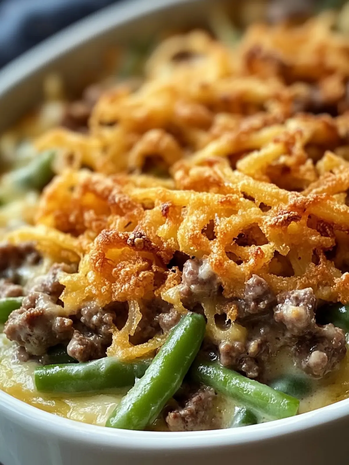Delicious Hamburger Green Bean Casserole for Cozy Nights 4 Hamburger Green Bean Casserole