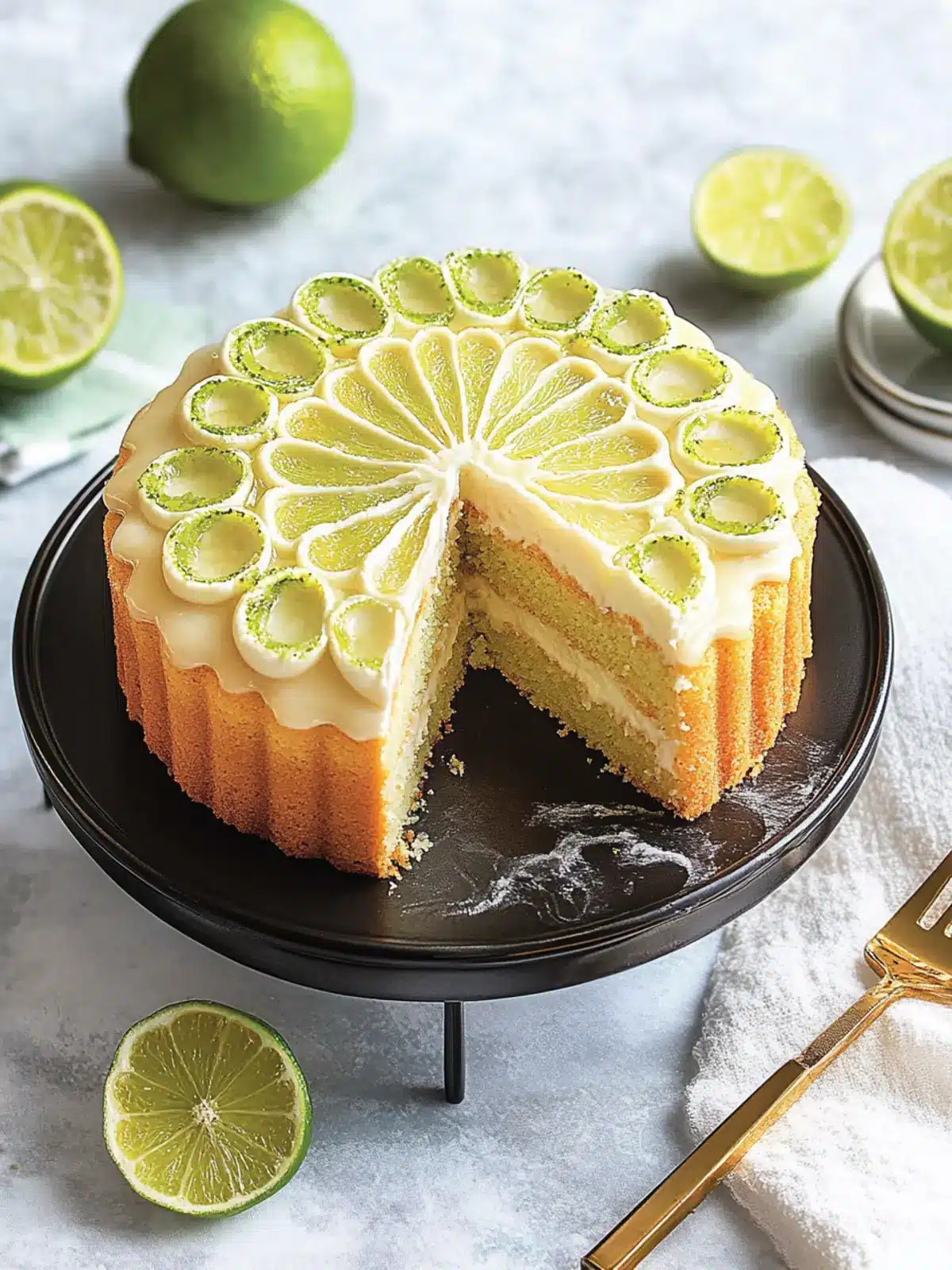 Luscious Margarita Cake with Tequila Lime Glaze Delight 3 Margarita Cake with Tequila Lime Glaze