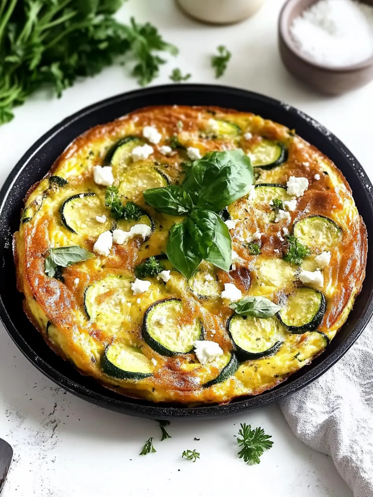 Savory Zucchini Frittata for a Flavor-Packed Breakfast Delight 4 Zucchini Frittata