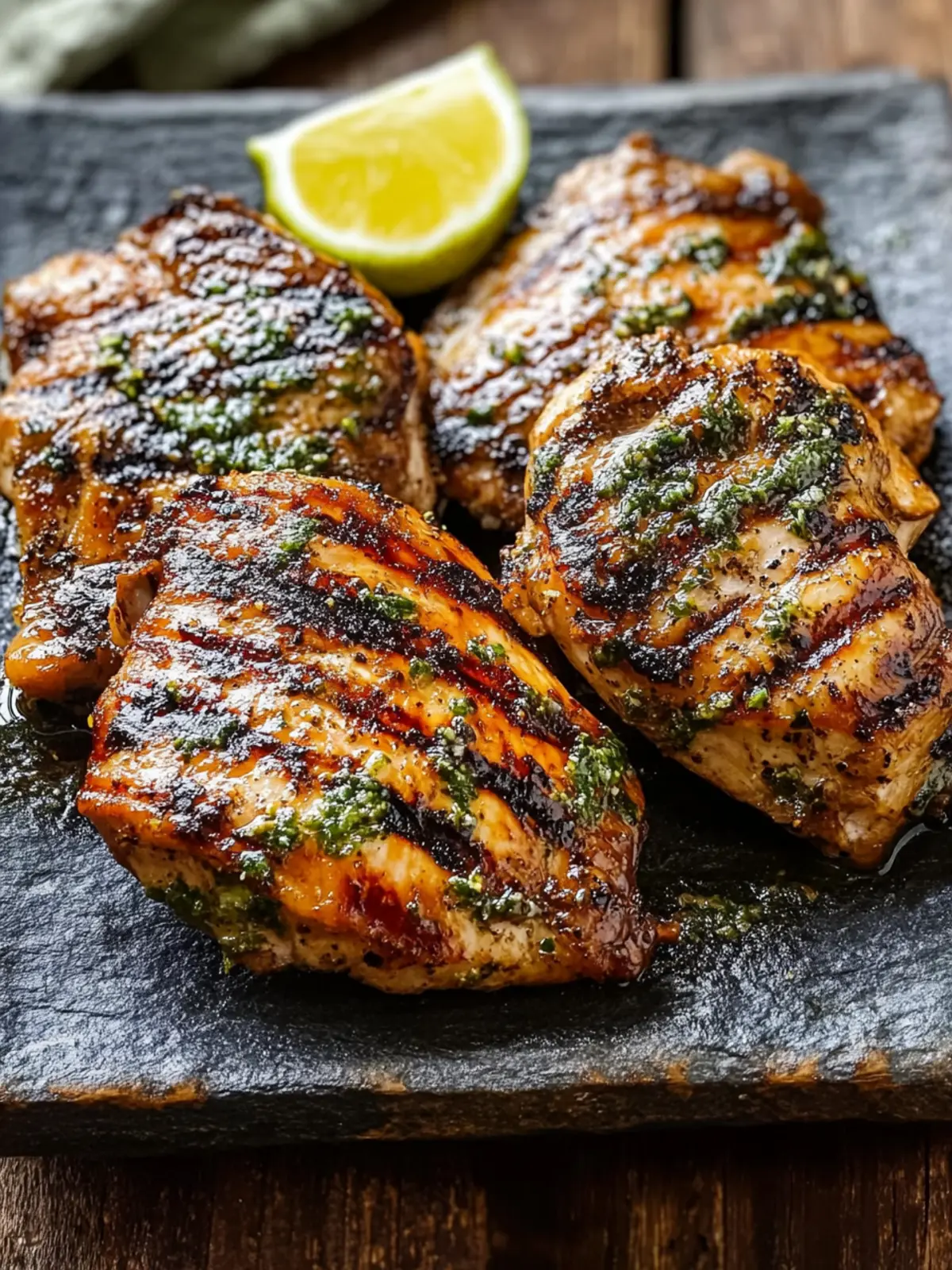 Savory Grilled Chicken Thighs: Tender Flavor Awaits 4 Grilled Chicken Thighs