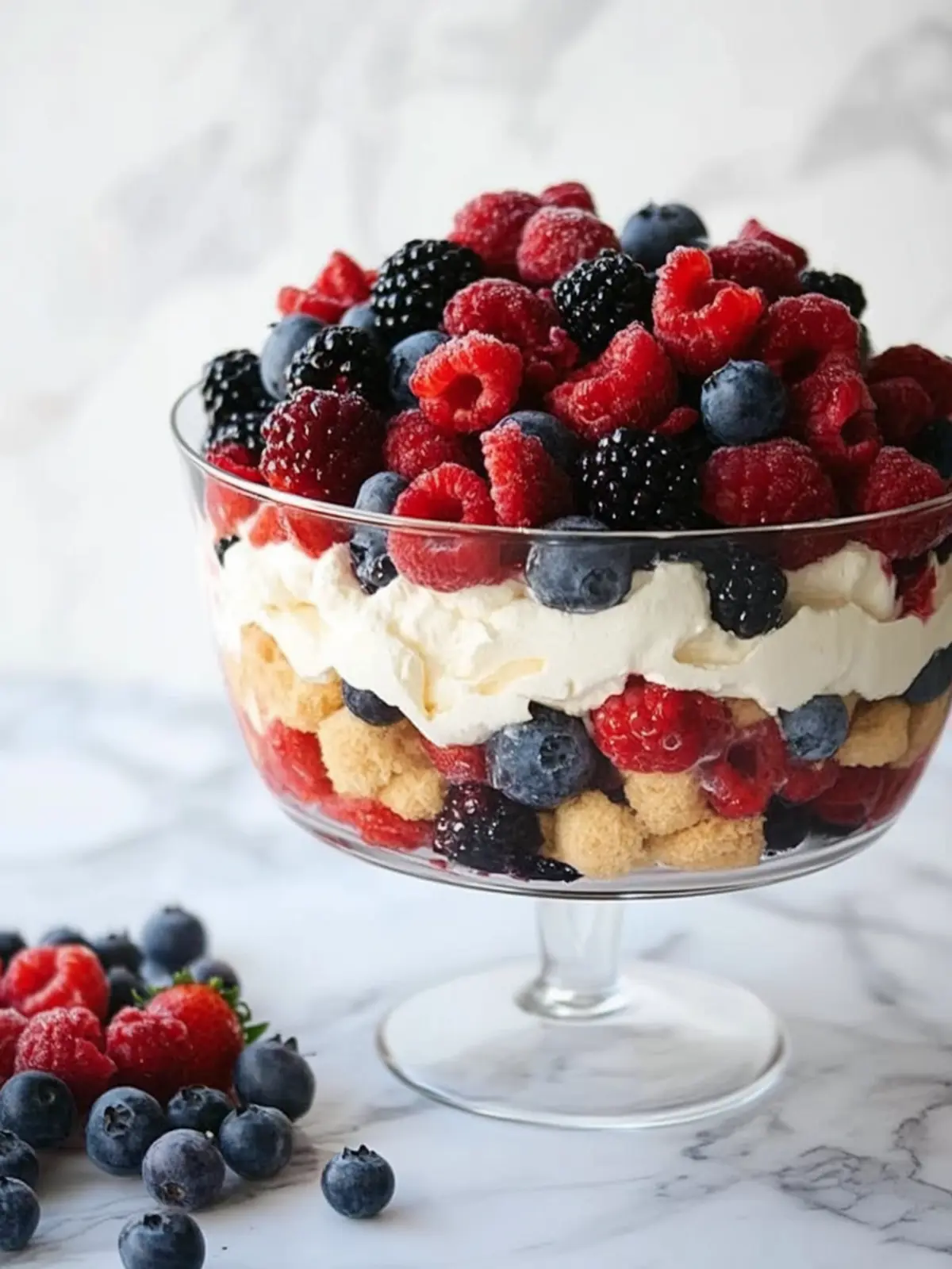 Berry Trifle Bliss: Irresistibly Delicious Layered Delight 5 Berry Trifle