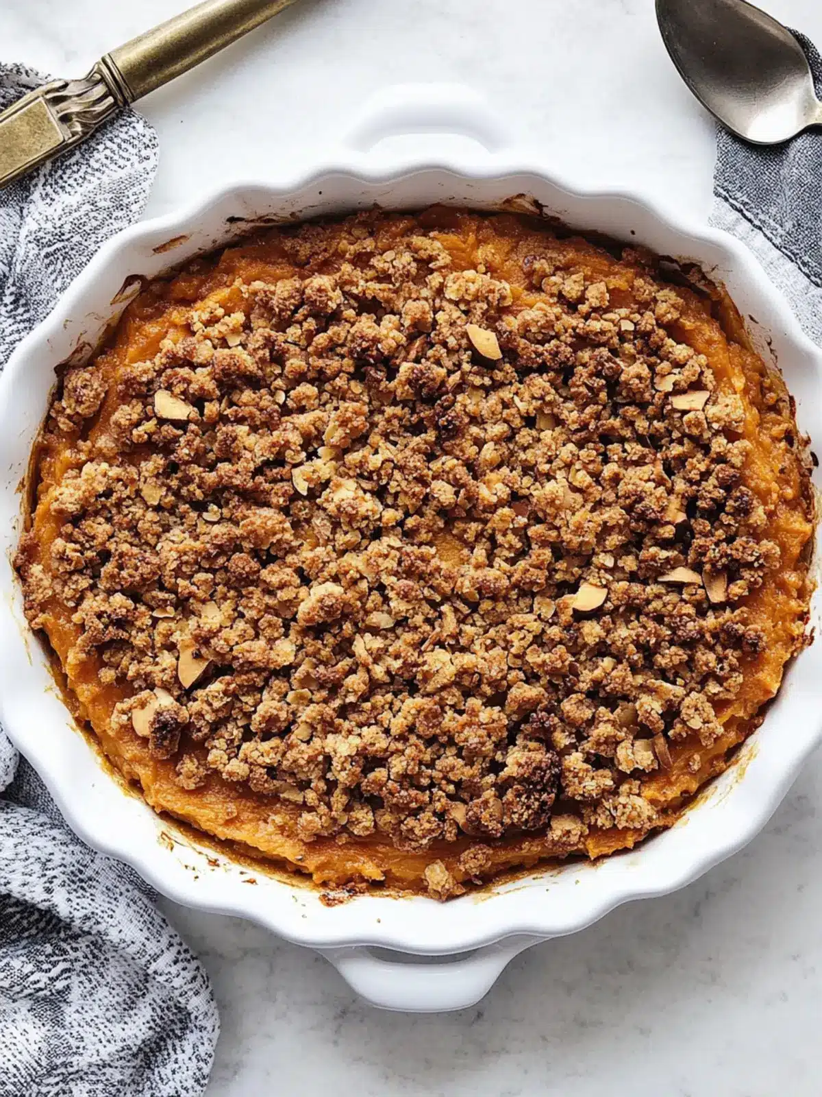 Irresistible Sweet Potato Casserole with Crunchy Pecan Topping 3 Sweet Potato Casserole