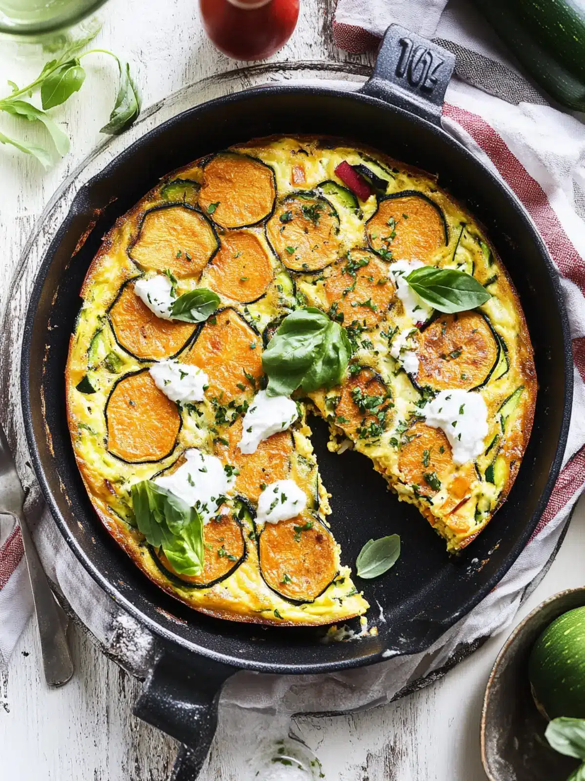 Zucchini Sweet Potato Frittata for a Flavor-Packed Surprise 5 Zucchini Sweet Potato Frittata