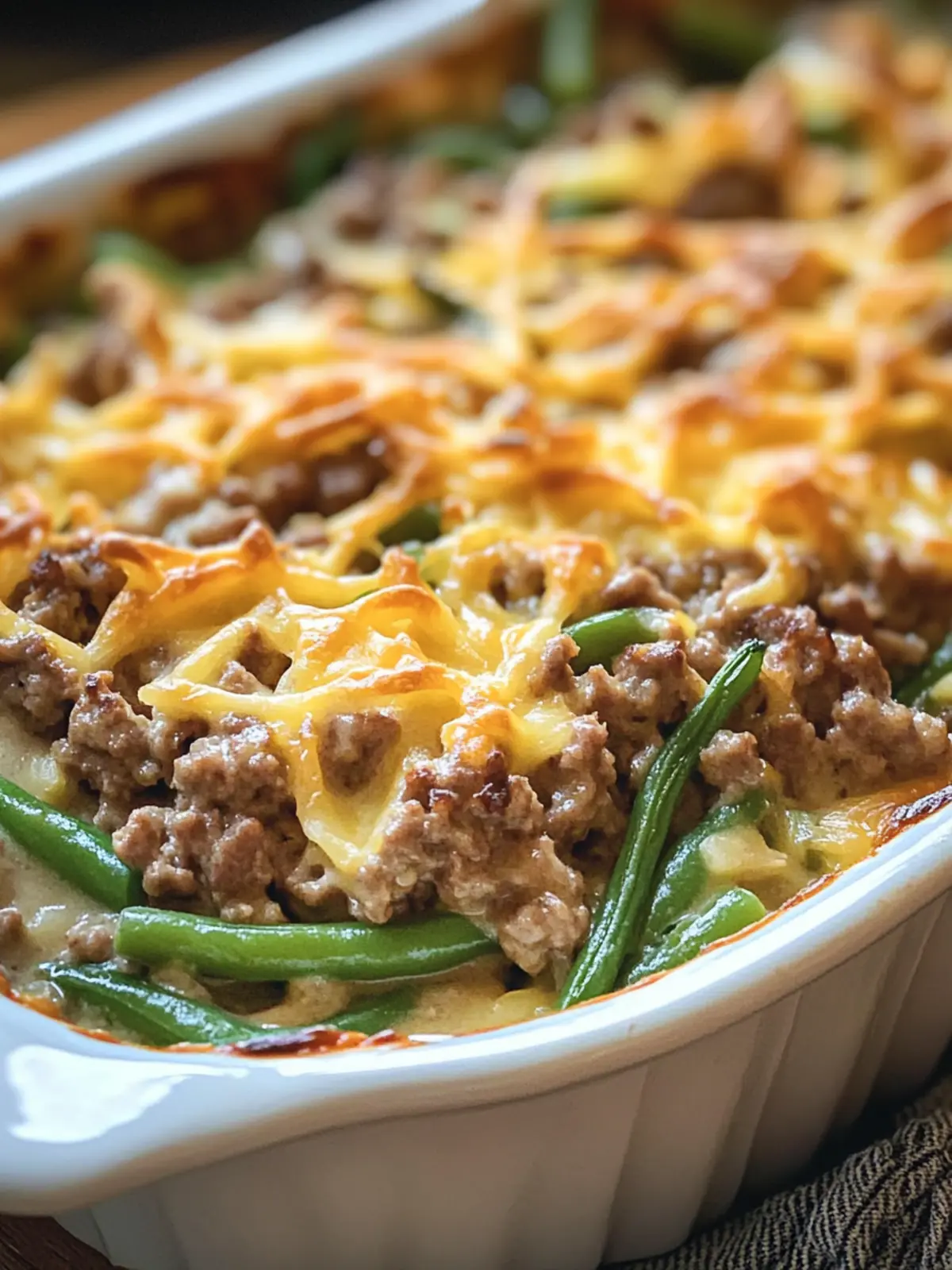 Irresistible Hamburger Green Bean Casserole Your Family Will Love 4 Hamburger Green Bean Casserole