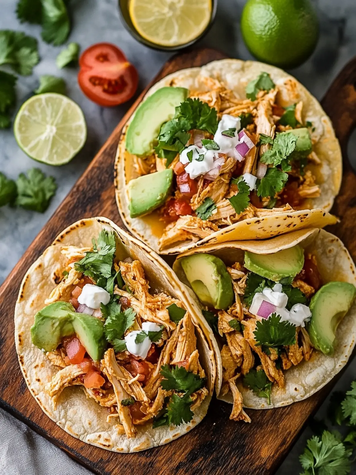 Savory Crockpot Chicken Tacos for Effortless Weeknight Dinners 2 Crockpot Chicken Tacos