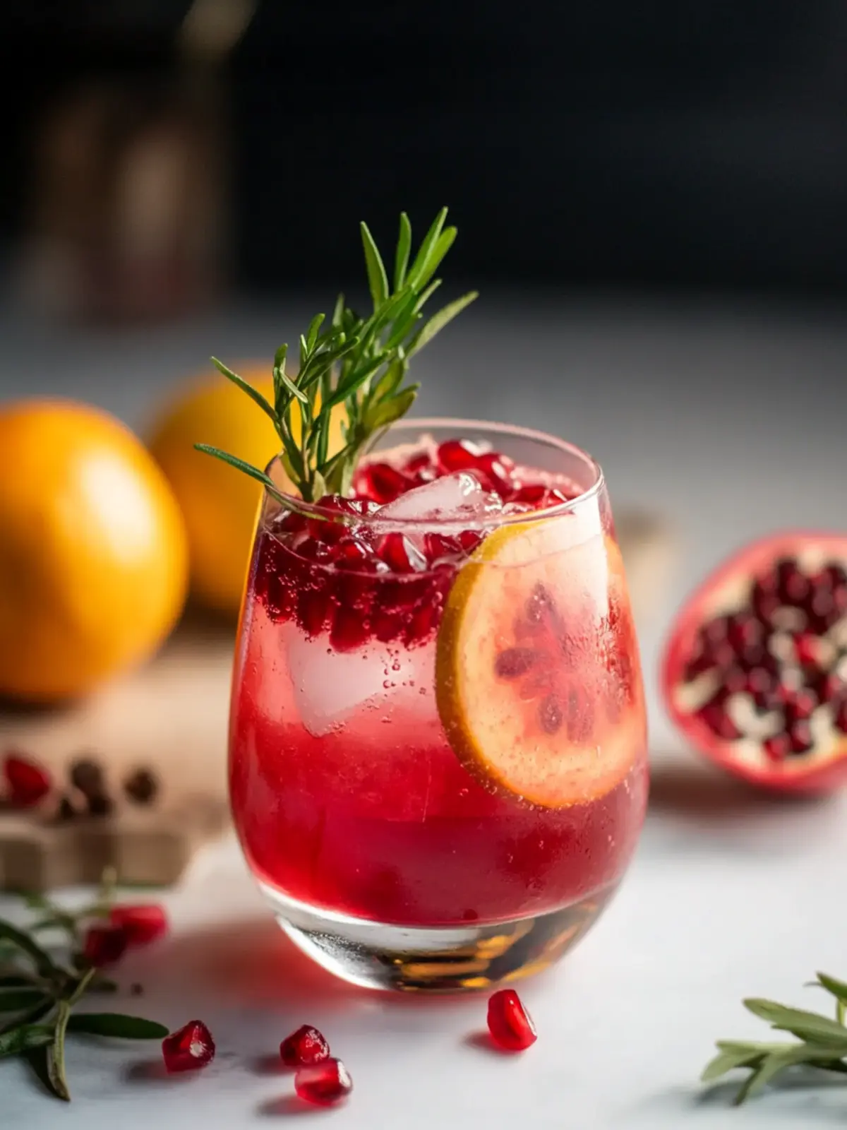 Pomegranate Passion Fizz: A Refreshing Celebration Sip! 3 Pomegranate Passion Fizz