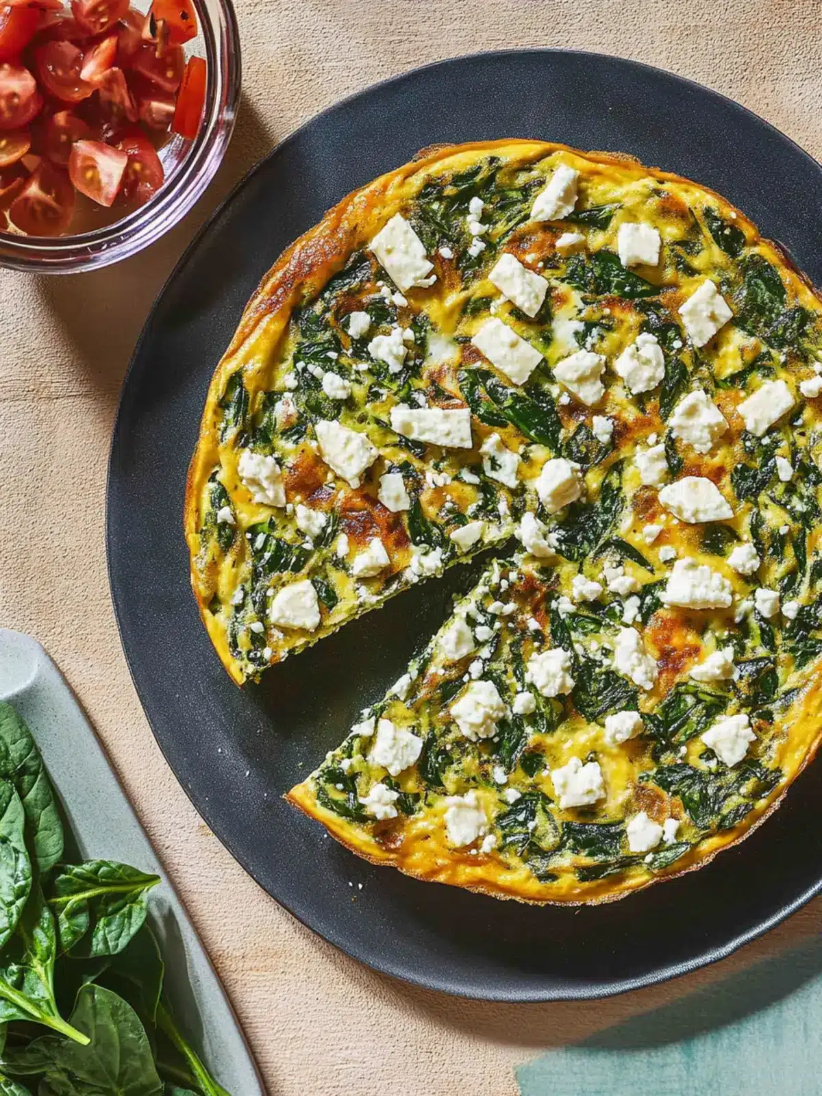 Savory Feta and Spinach Frittata: A Fresh Take on Breakfast 2 Feta and Spinach Frittata