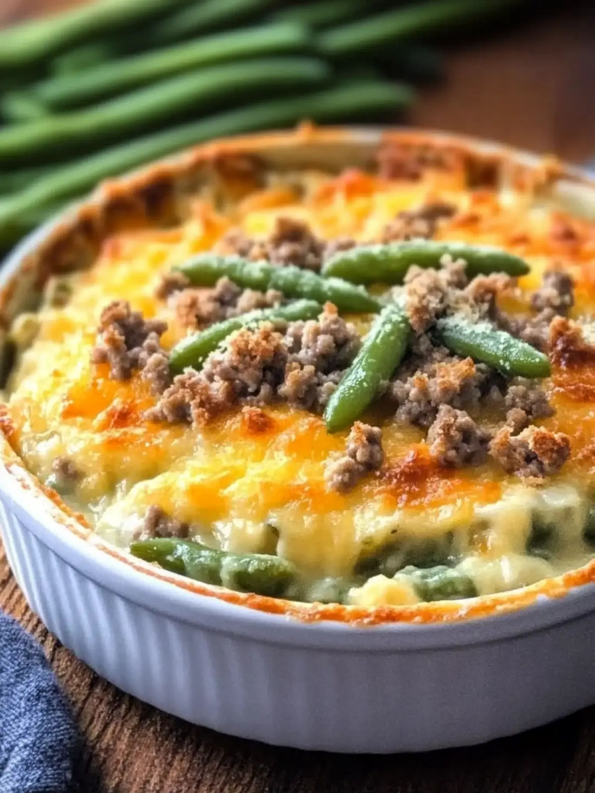Savory Hamburger Green Bean Casserole Your Family Will Love 4 Hamburger Green Bean Casserole