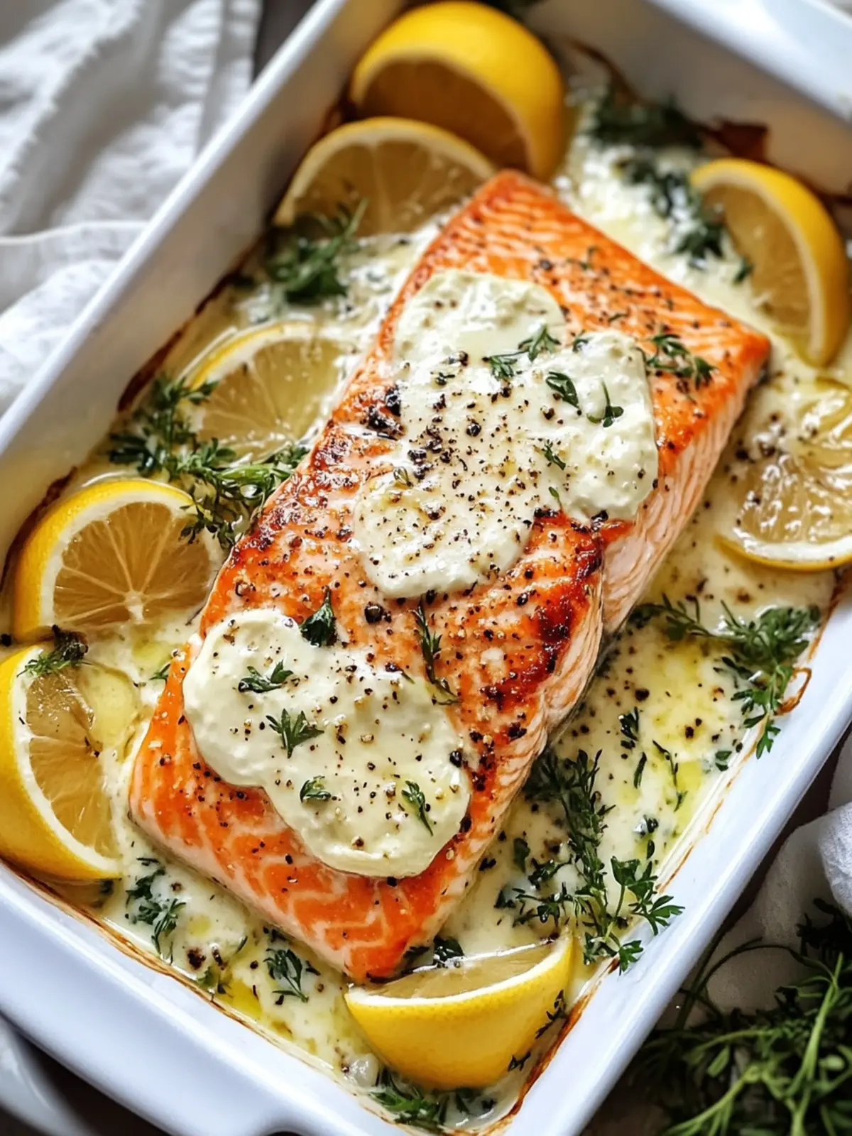 Savory Baked Boursin Salmon with Fresh Dill Delight 2 Baked Boursin Salmon