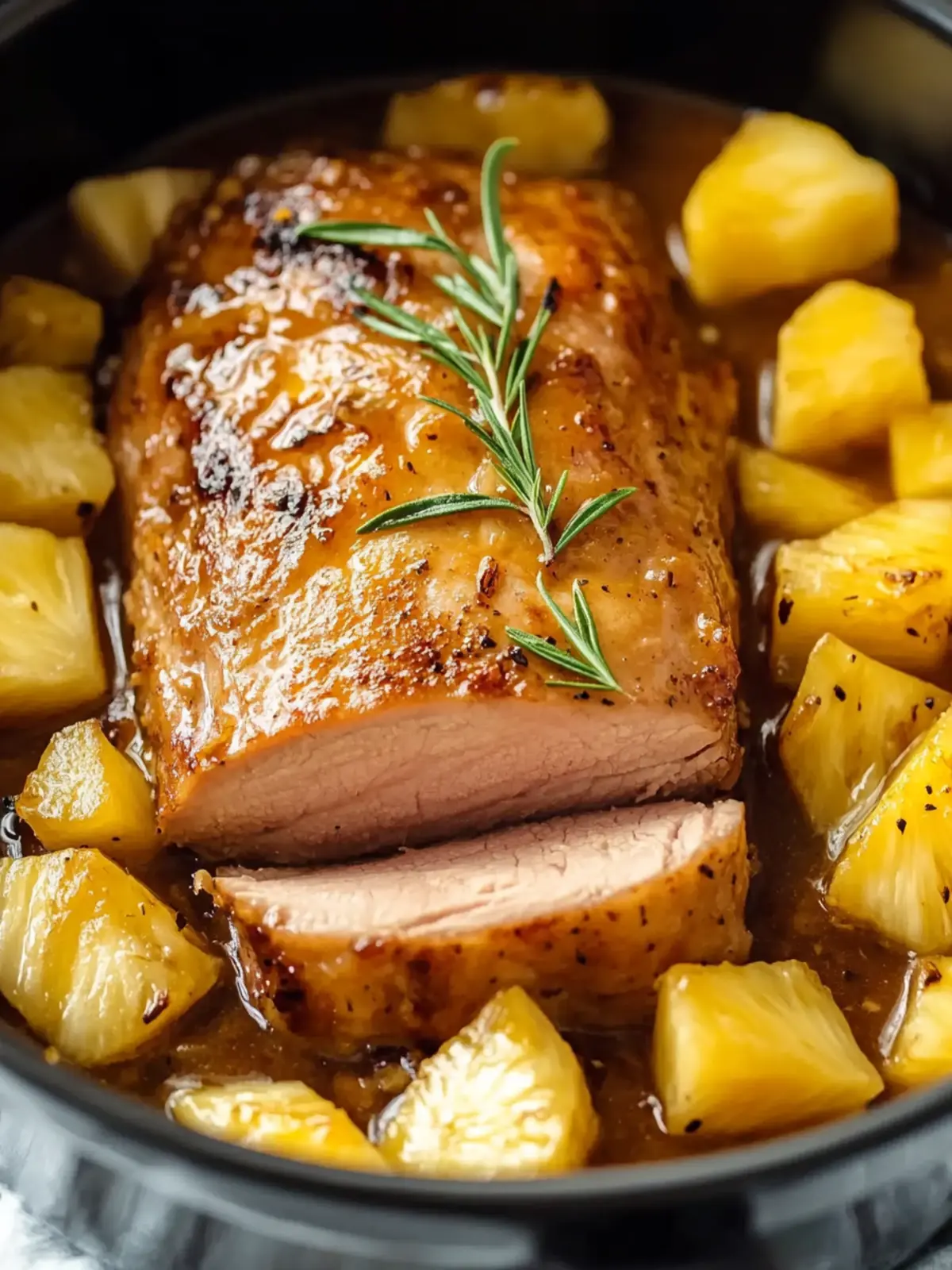 Delicious Slow Cooker Pineapple Pork Loin You’ll Crave! 2 Slow Cooker Pineapple Pork Loin
