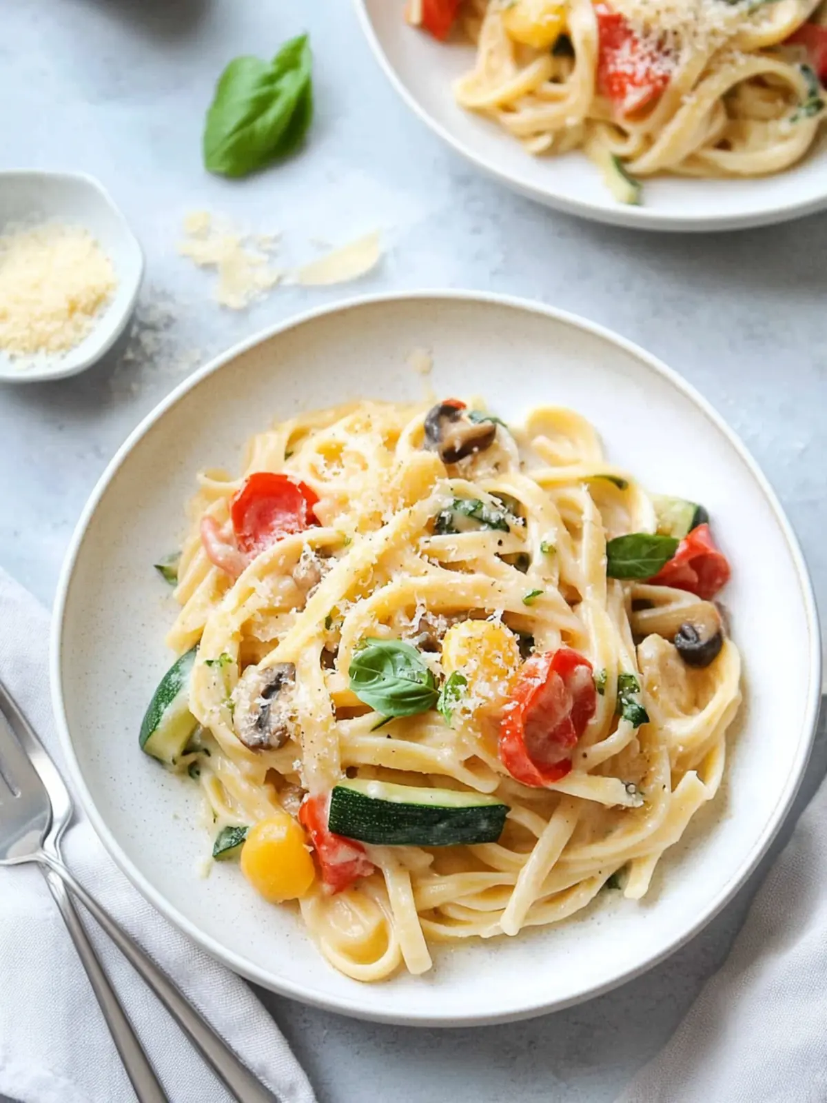 Creamy Vegetable Pasta That's Pure Comfort in Every Bite 5 Creamy Vegetable Pasta
