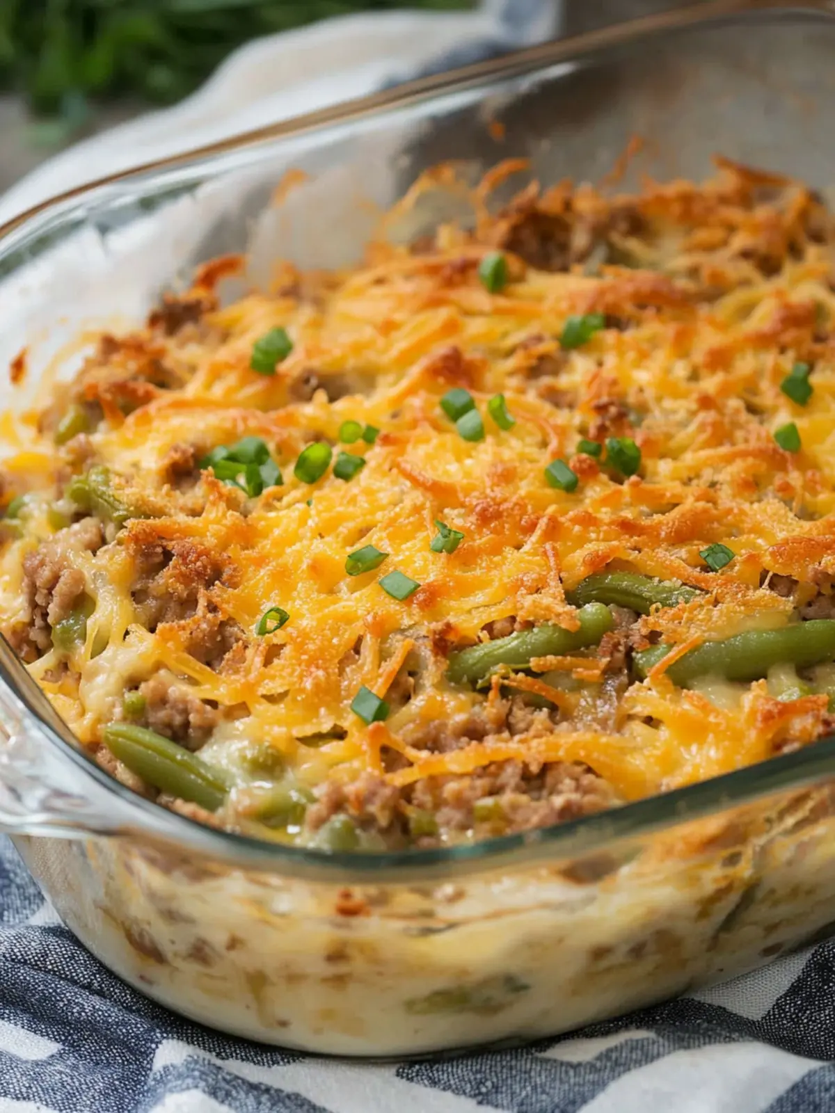 Savory Hamburger Green Bean Casserole Your Family Will Love 2 Hamburger Green Bean Casserole