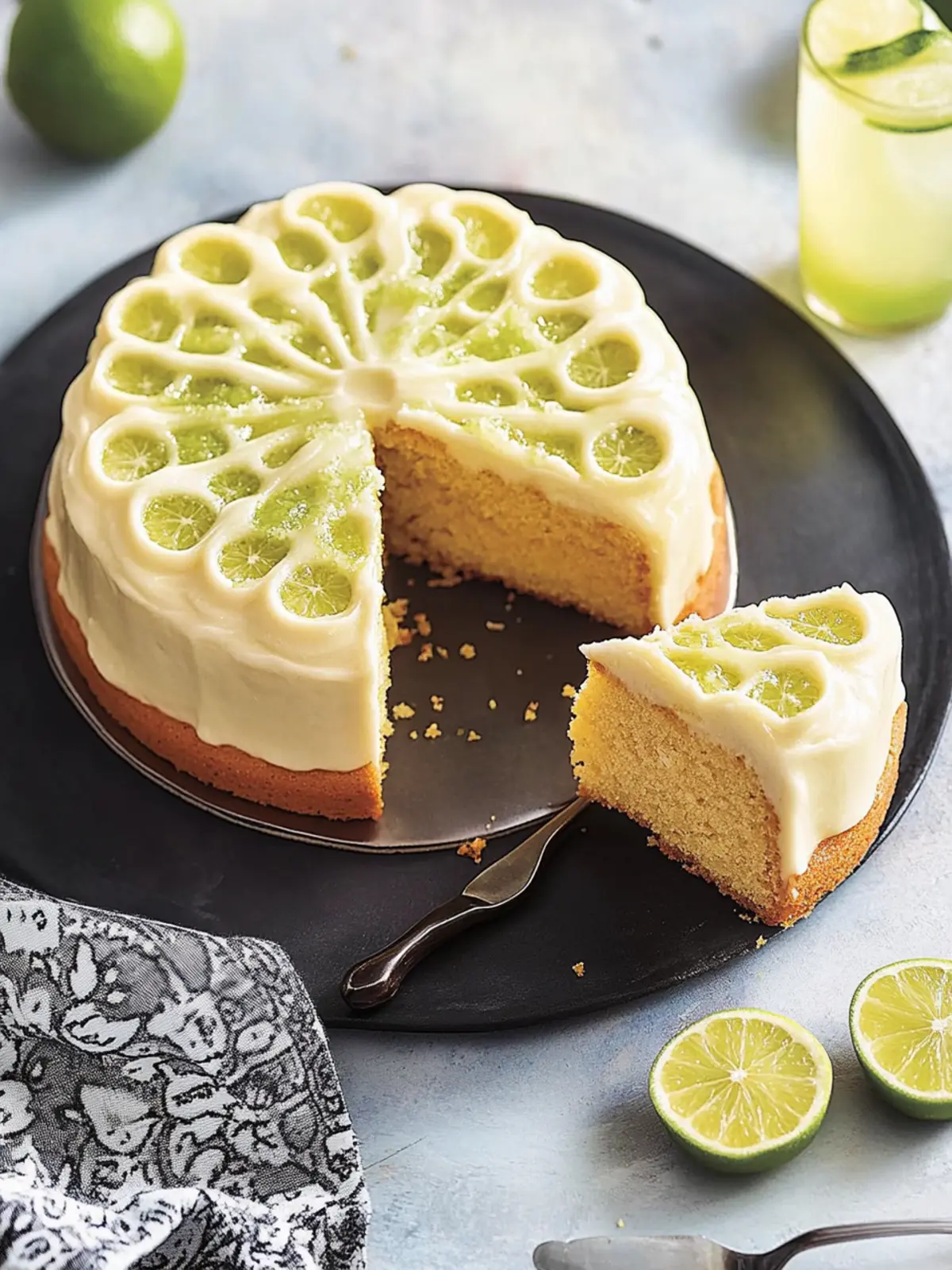 Luscious Margarita Cake with Tequila Lime Glaze Delight 2 Margarita Cake with Tequila Lime Glaze