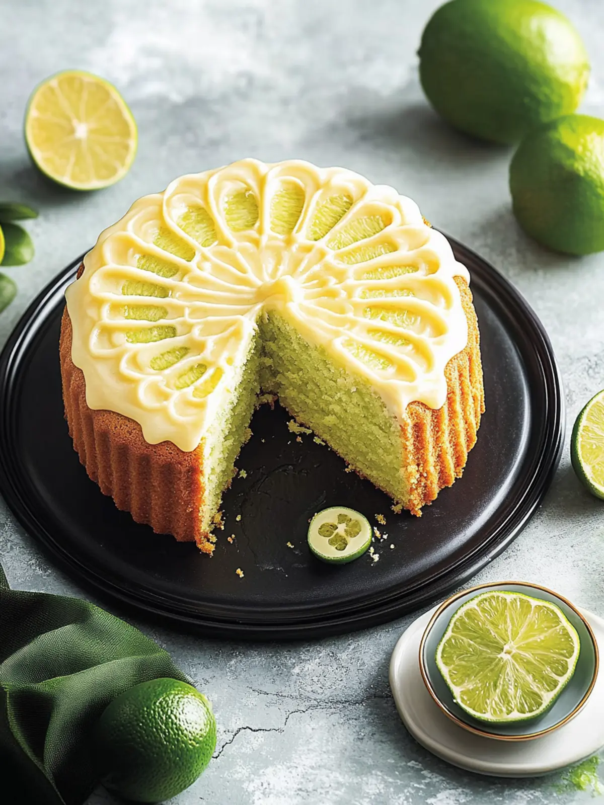 Luscious Margarita Cake with Tequila Lime Glaze Delight 4 Margarita Cake with Tequila Lime Glaze