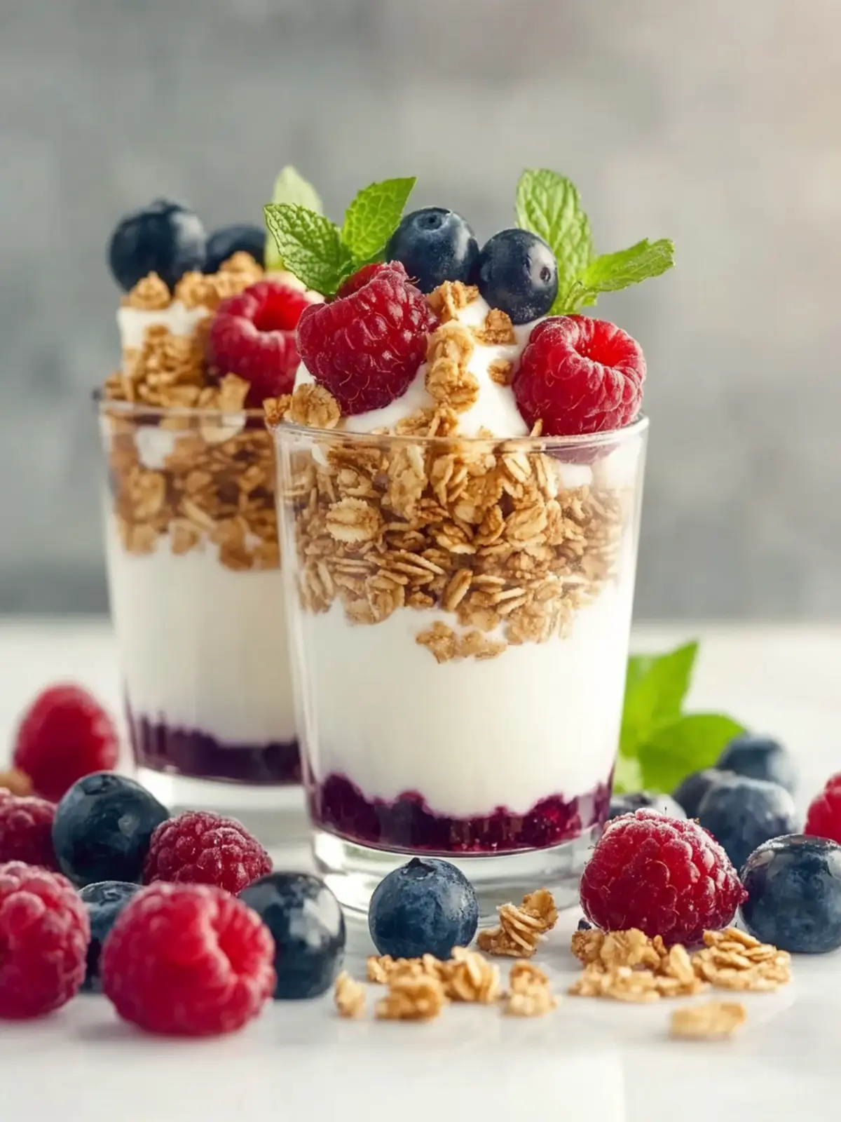 Delicious Yogurt Parfaits with Granola and Berries Bliss 5 Yogurt Parfaits with Granola and Berries