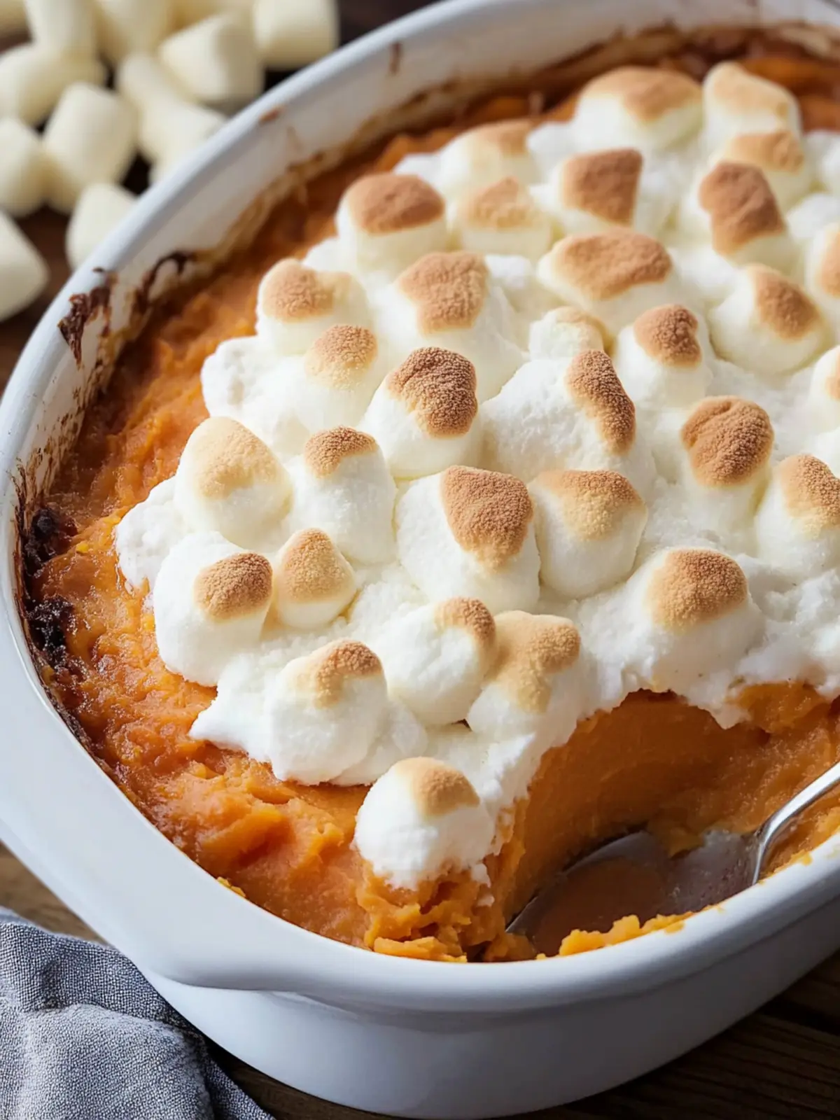Irresistible Sweet Potato Casserole with Marshmallows Delight 5 Sweet Potato Casserole with Marshmallows