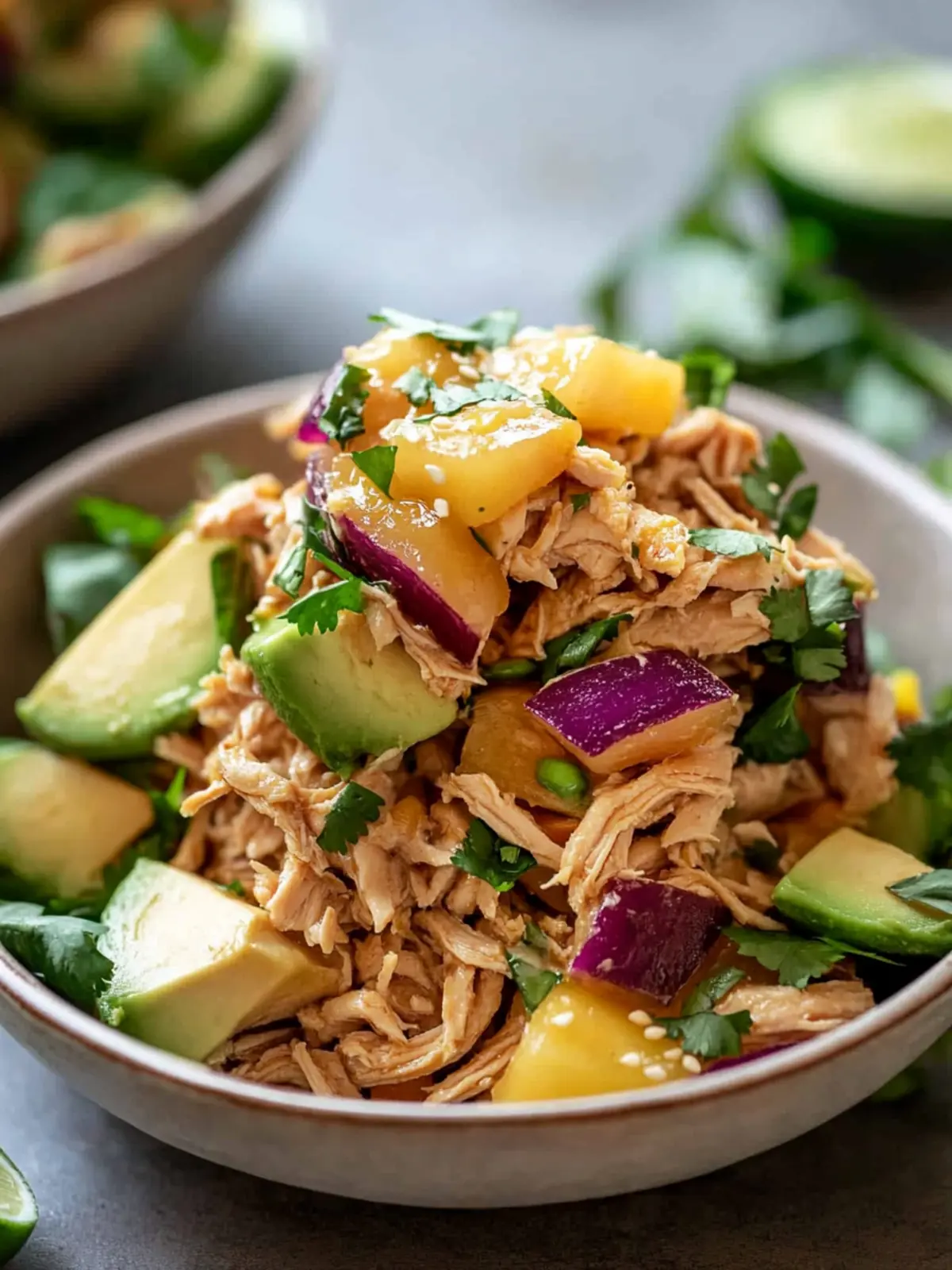 Savory Slow Cooker Shredded Hawaiian Chicken Bliss 4 Slow Cooker Shredded Hawaiian Chicken